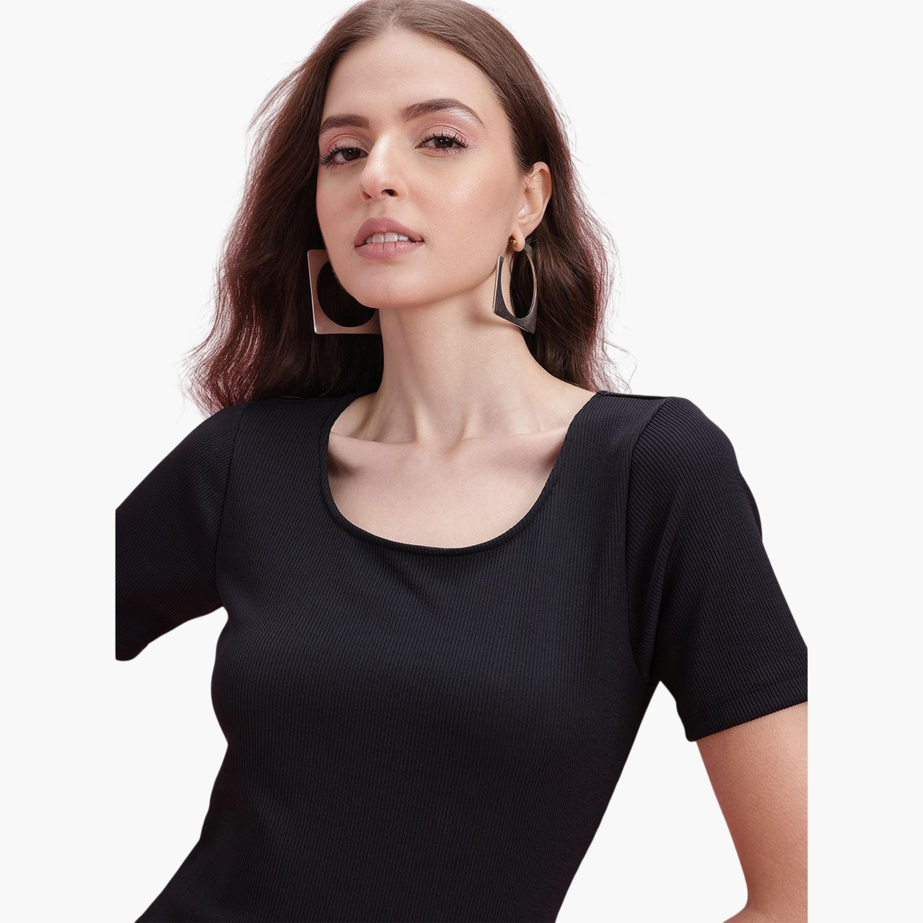 DressBerry X Styli Black Bodycon Party Dress-women-clothing-dresses-image-6