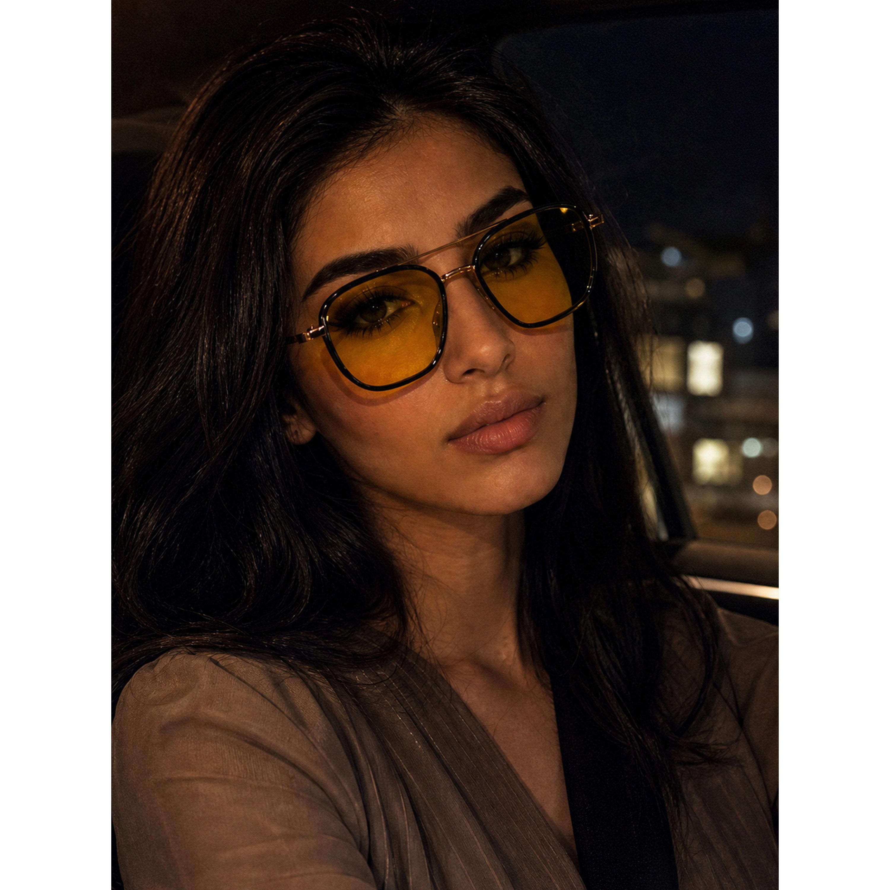 Take Two Golden Double Bridge Fashion Sunglasses-women-sunglasses-image-4