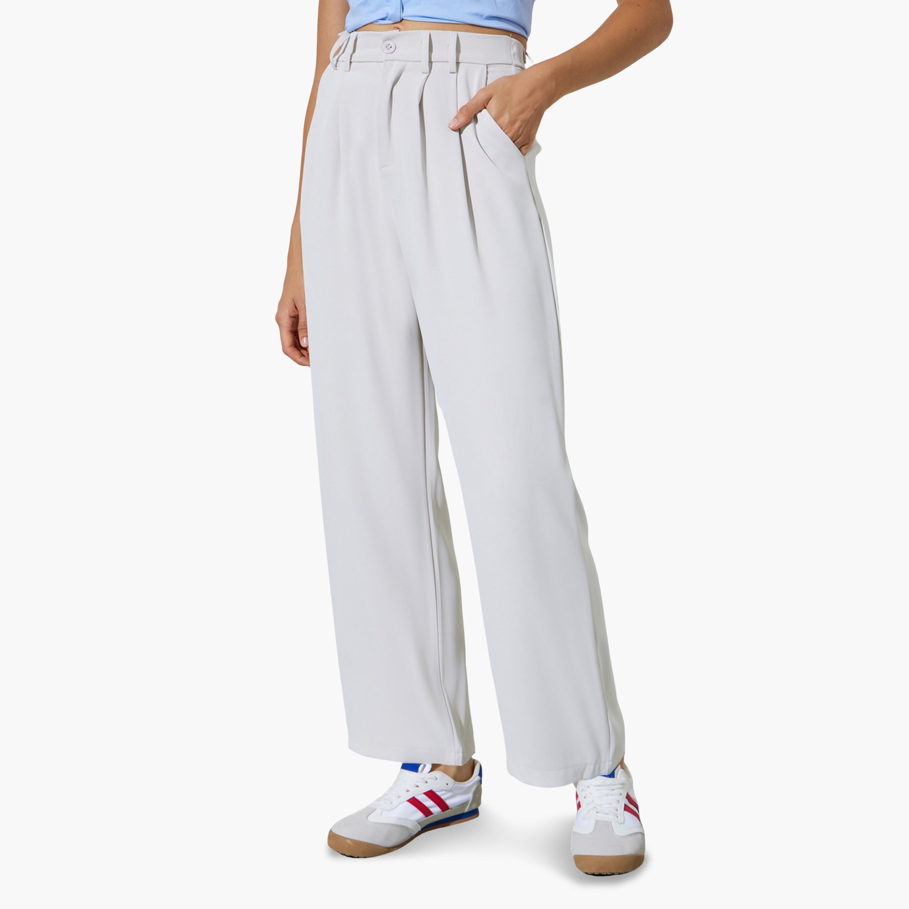 ستايلي - بنطال بيج واسع الساقين-women-clothing-bottoms-joggers-image-1