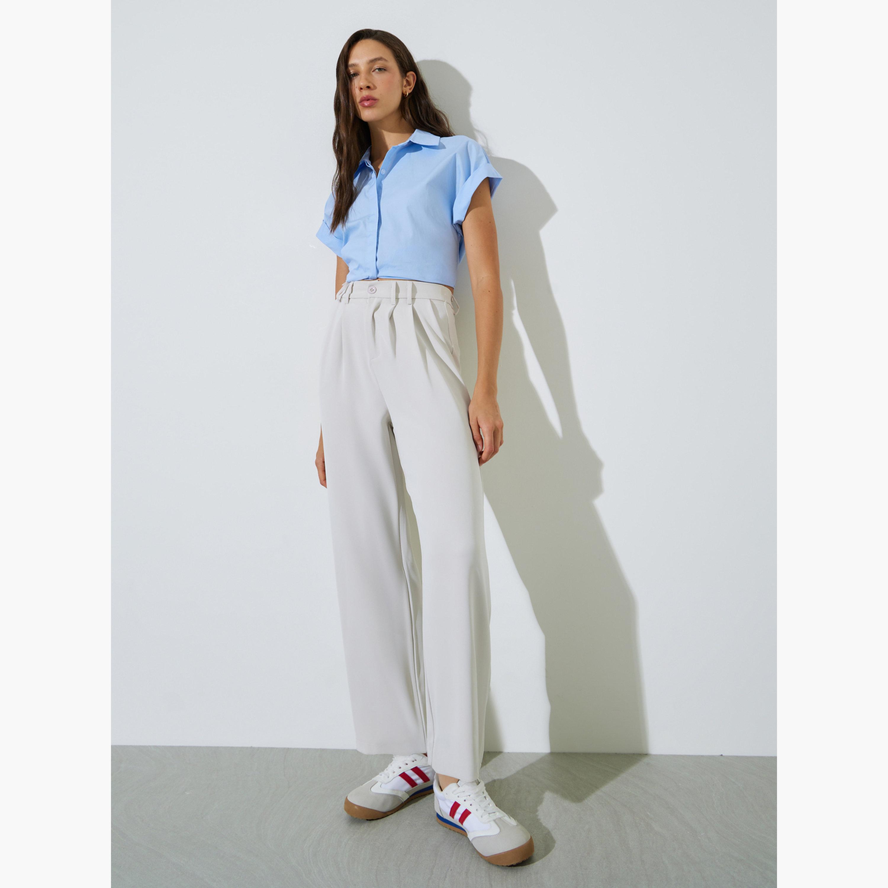 ستايلي - بنطال بيج واسع الساقين-women-clothing-bottoms-joggers-image-2