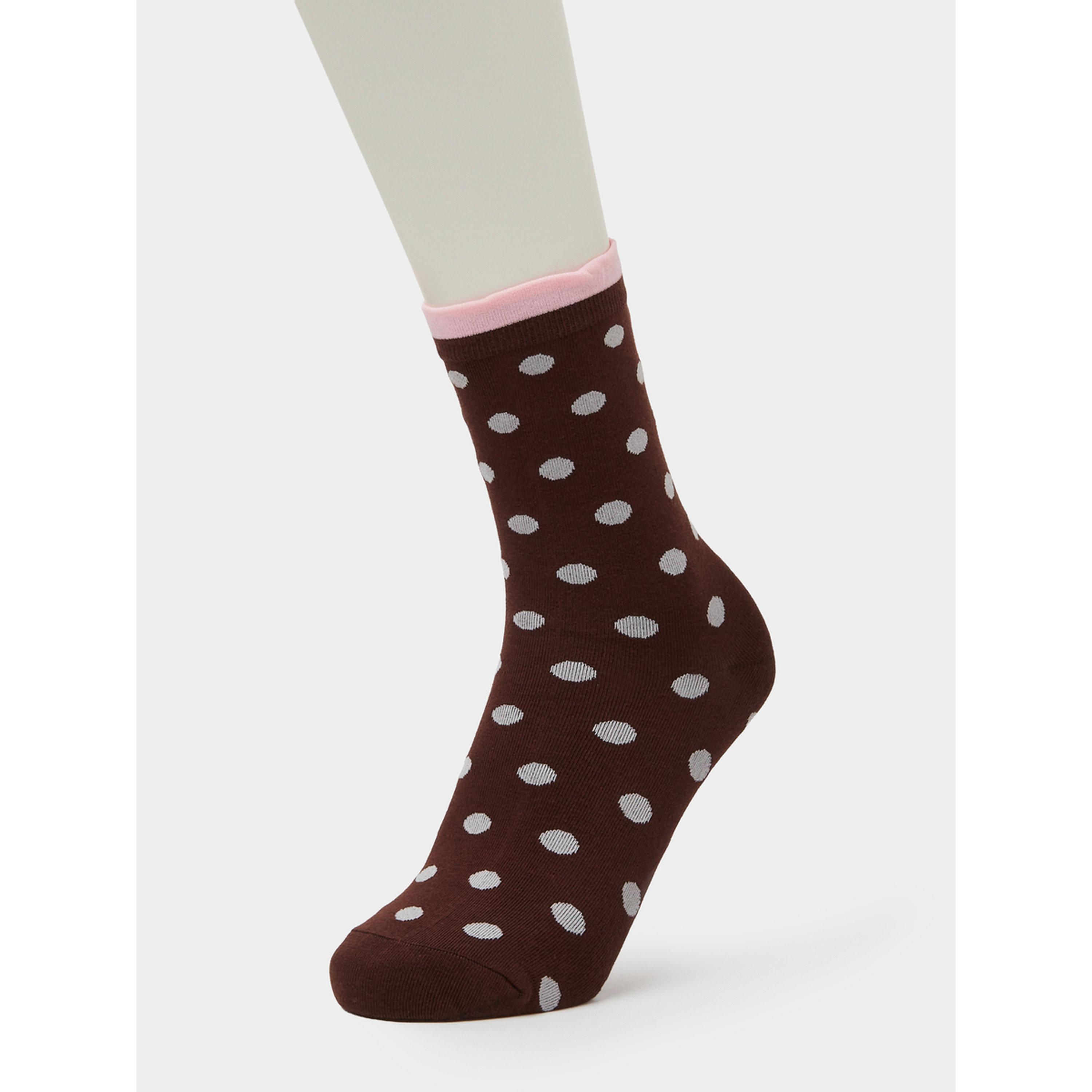 Styli Pack of 3 - Multi-Color Polka Dot Ankle Length Socks-women-socksandstockings-image-6