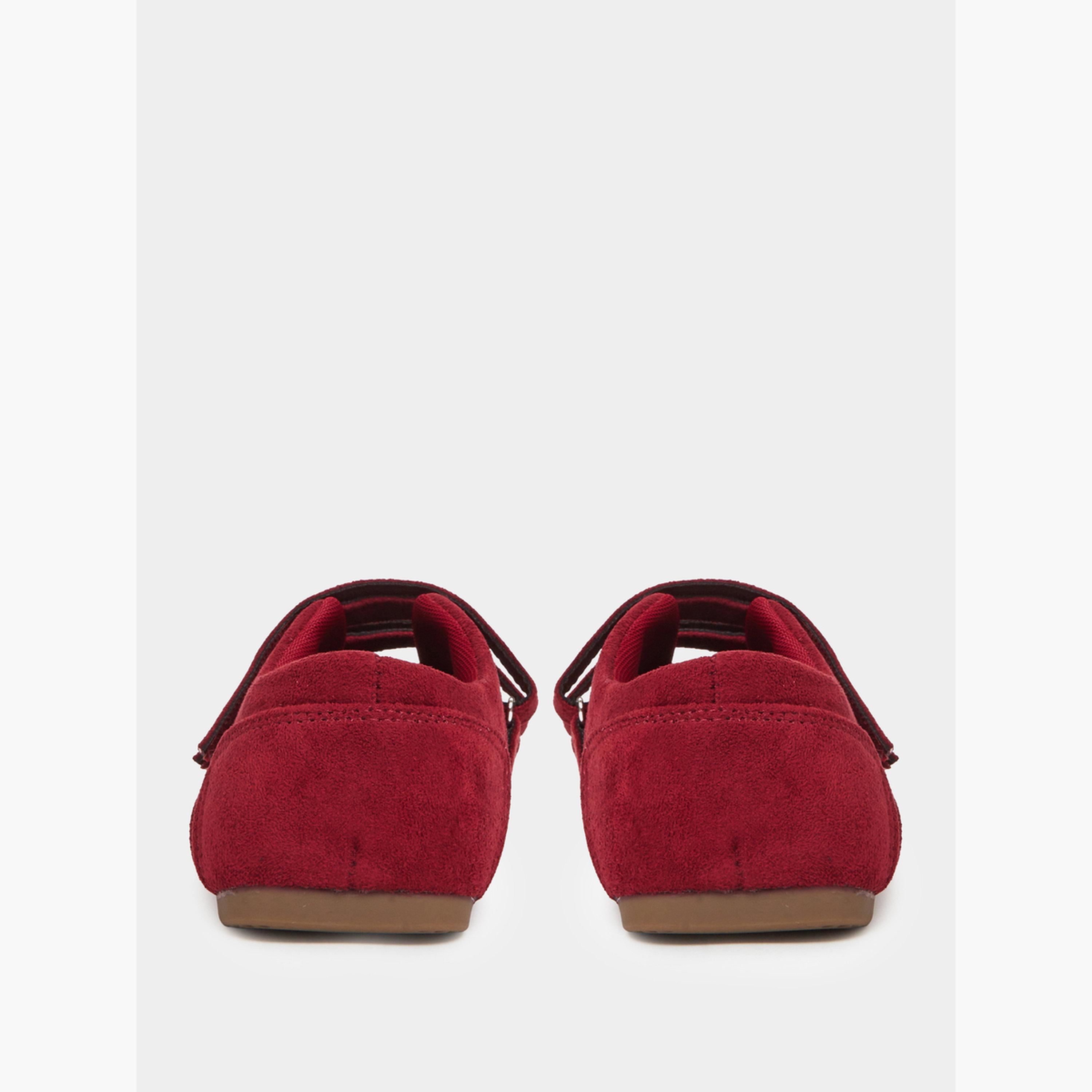 حذاء سنيكرز سادة بمقدمة دائرية وشريط فيلكرو-women-shoes-sneakers-image-6