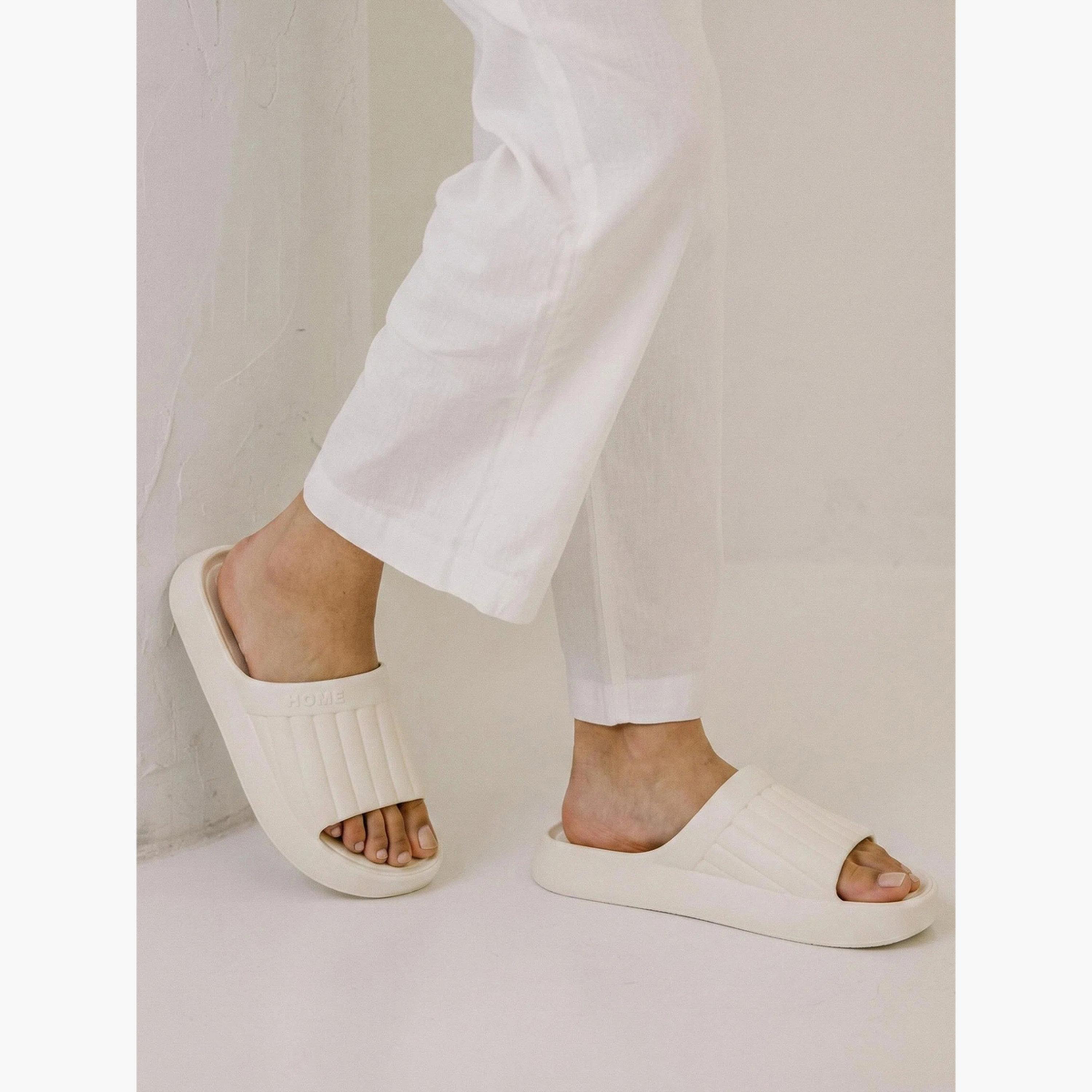 حذاء سلايدز سهل الارتداء ببطانة-women-shoes-flats-slides-image-2