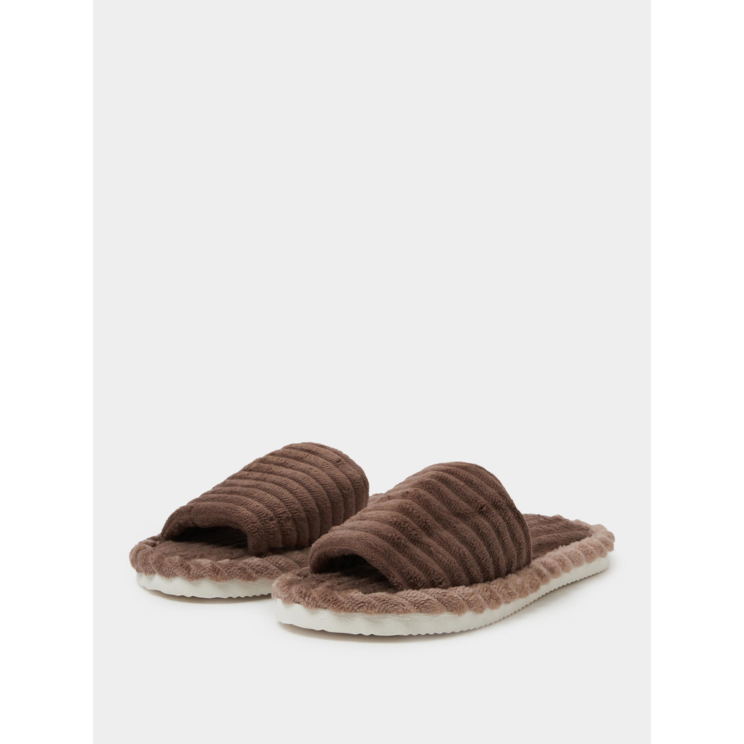 Styli EMBOSSED BEDROOM SLIPPER-women-shoes-flats-slides-image-1
