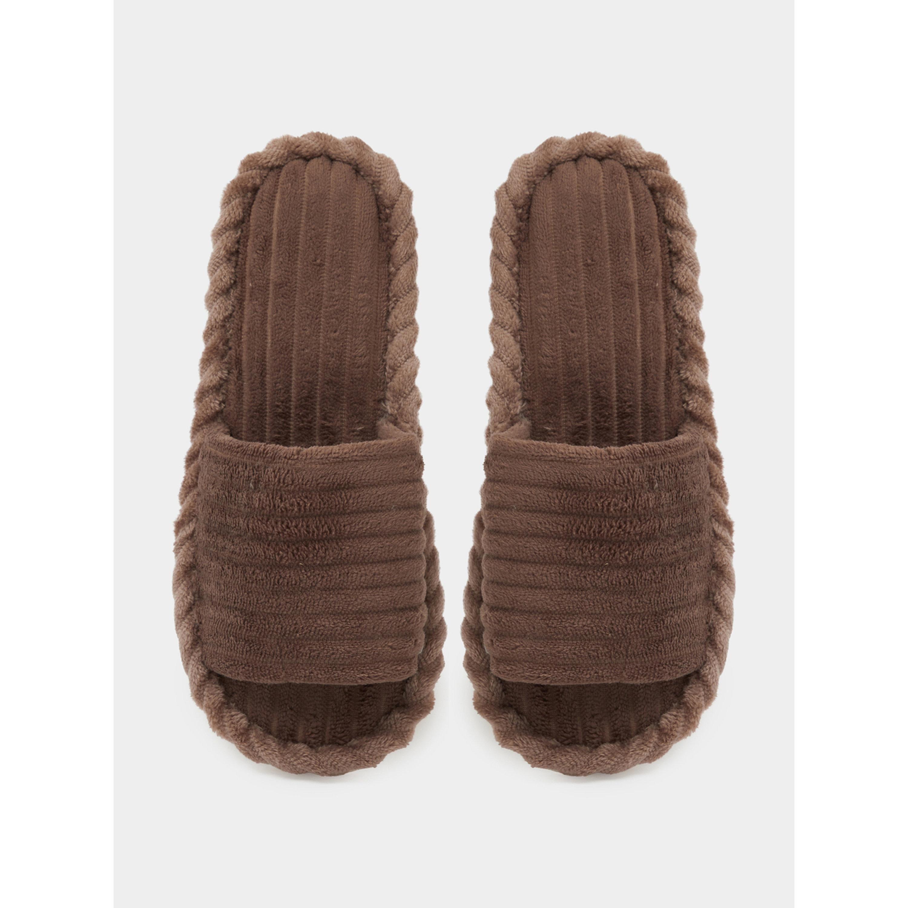 Styli EMBOSSED BEDROOM SLIPPER-women-shoes-flats-slides-image-4