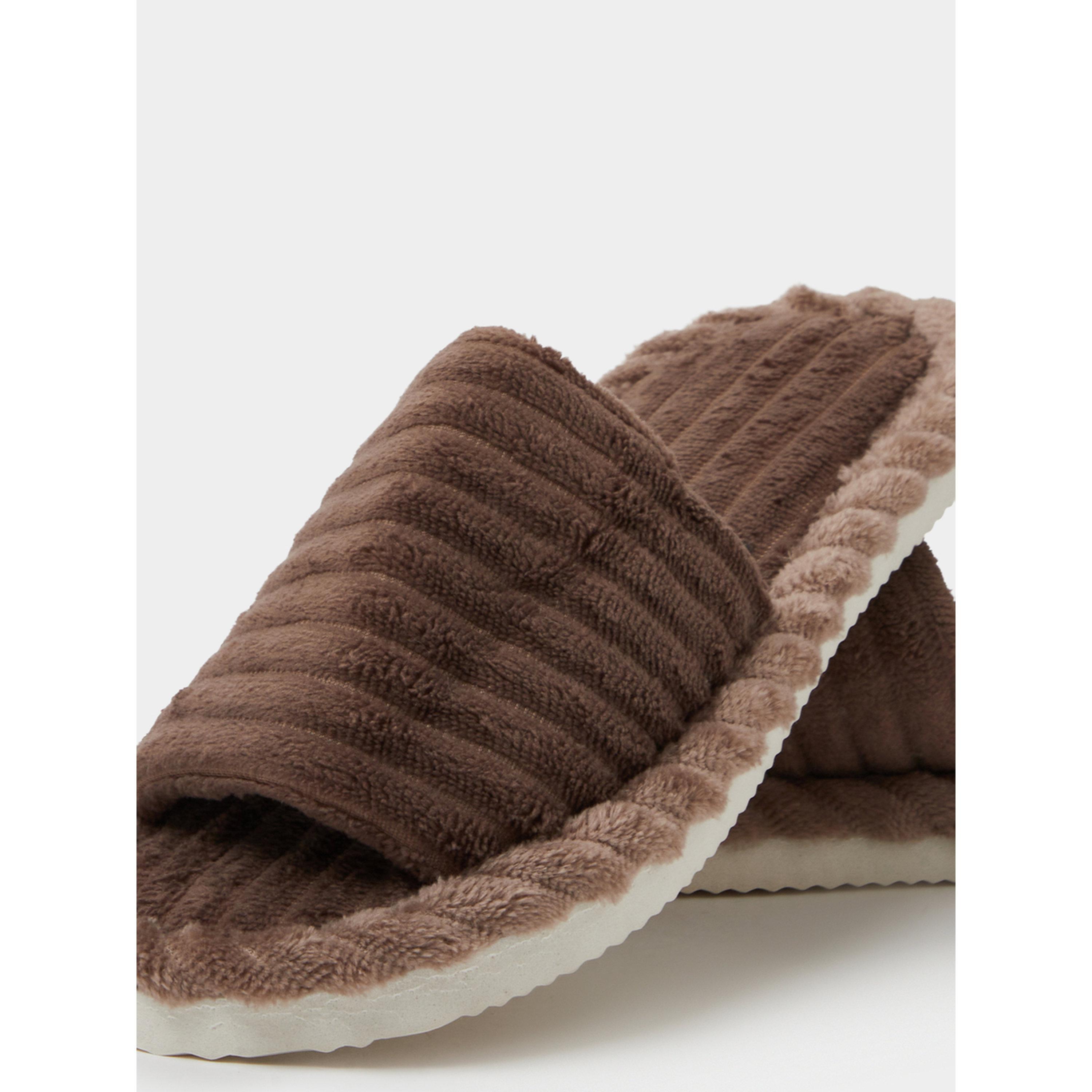 Styli EMBOSSED BEDROOM SLIPPER-women-shoes-flats-slides-image-5