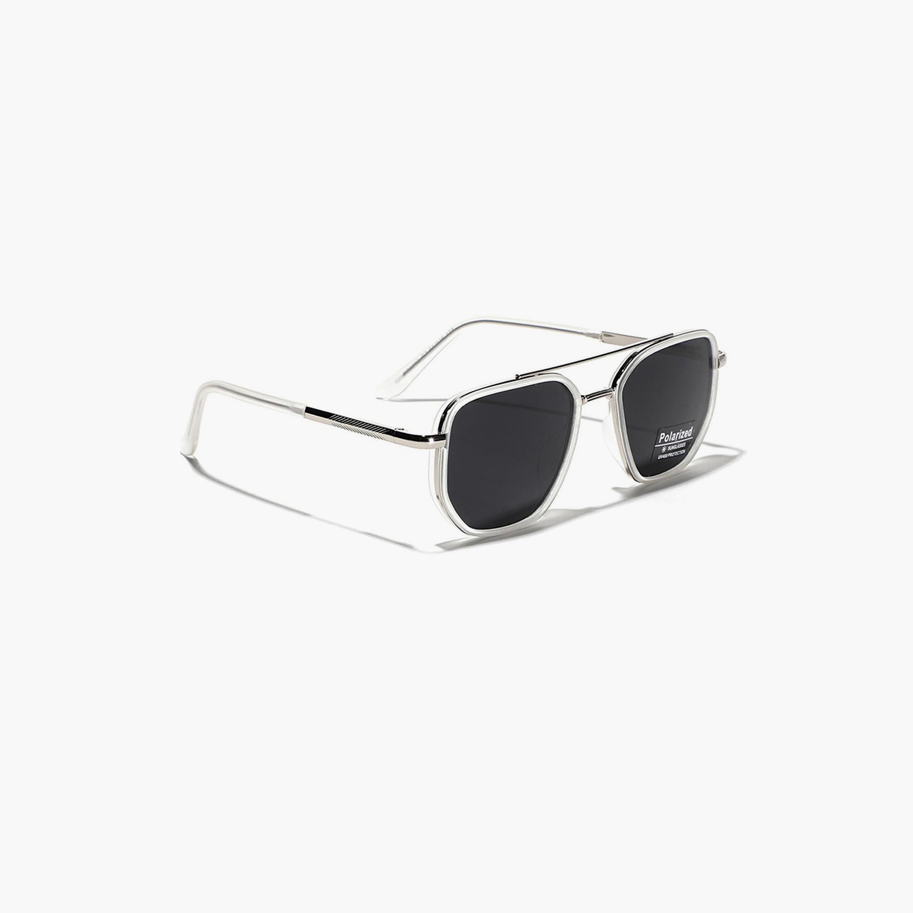 Take Two Double Bridge Silver Frame Sunglasses-women-sunglasses-image-1