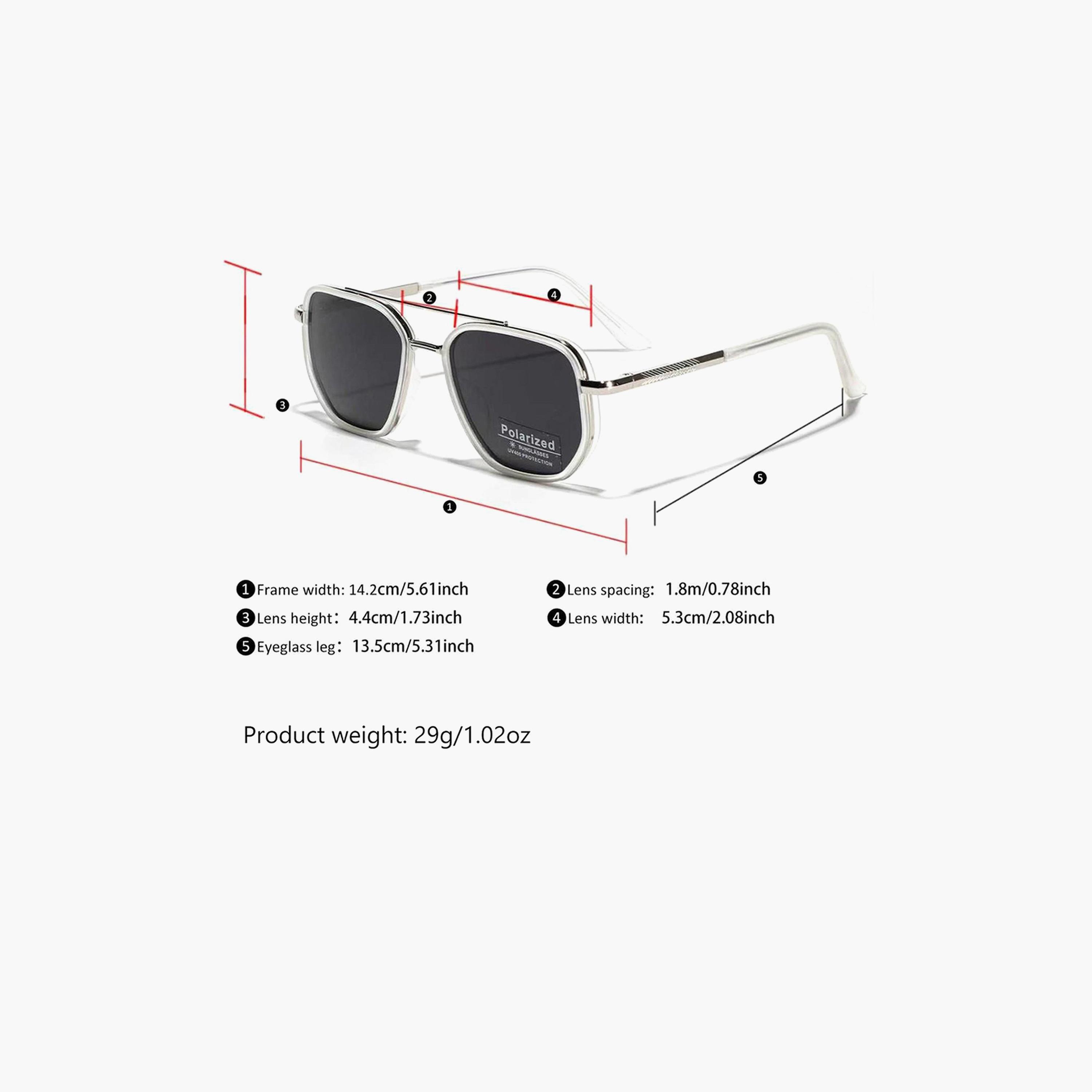 Take Two Double Bridge Silver Frame Sunglasses-women-sunglasses-image-4
