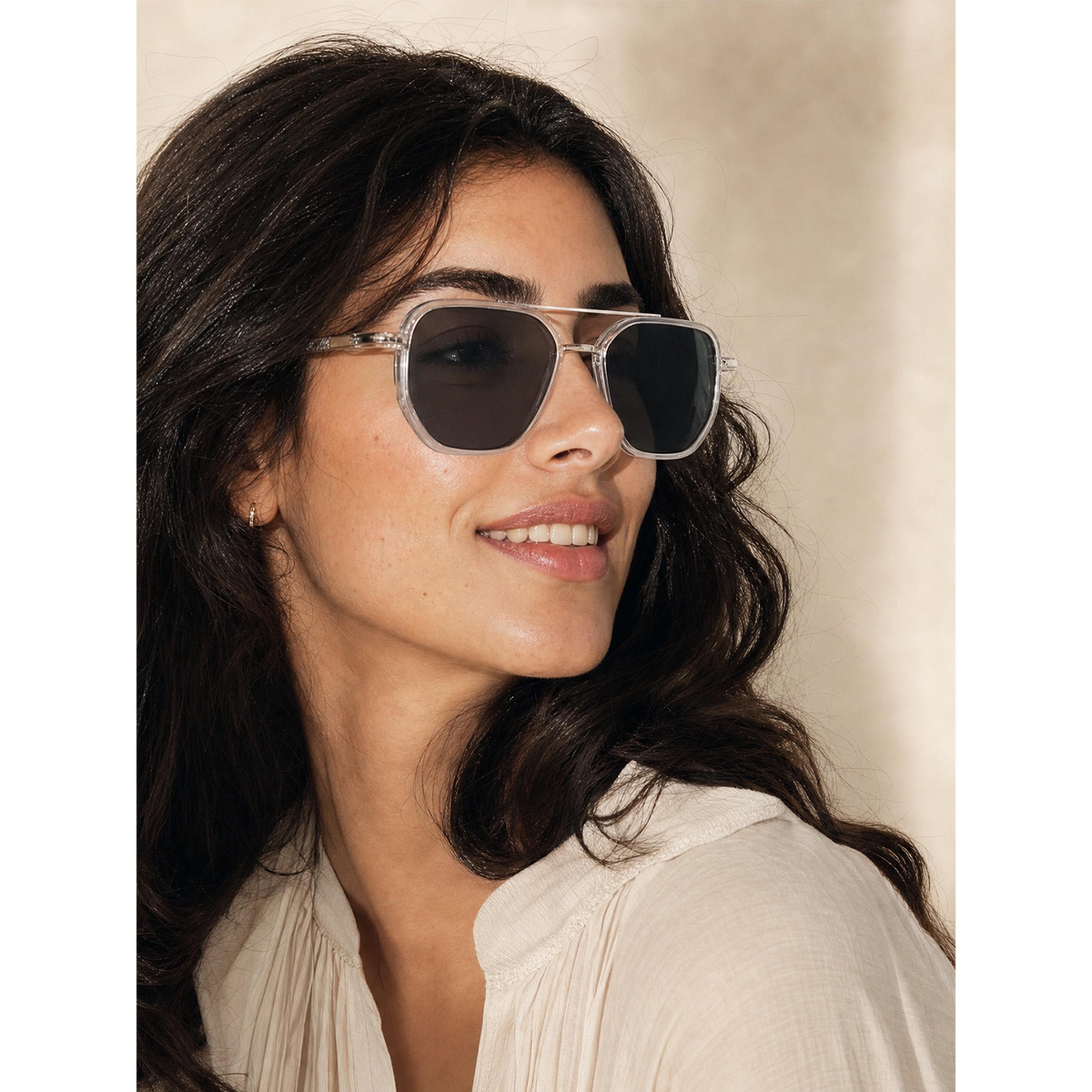 Take Two Double Bridge Silver Frame Sunglasses-women-sunglasses-image-5