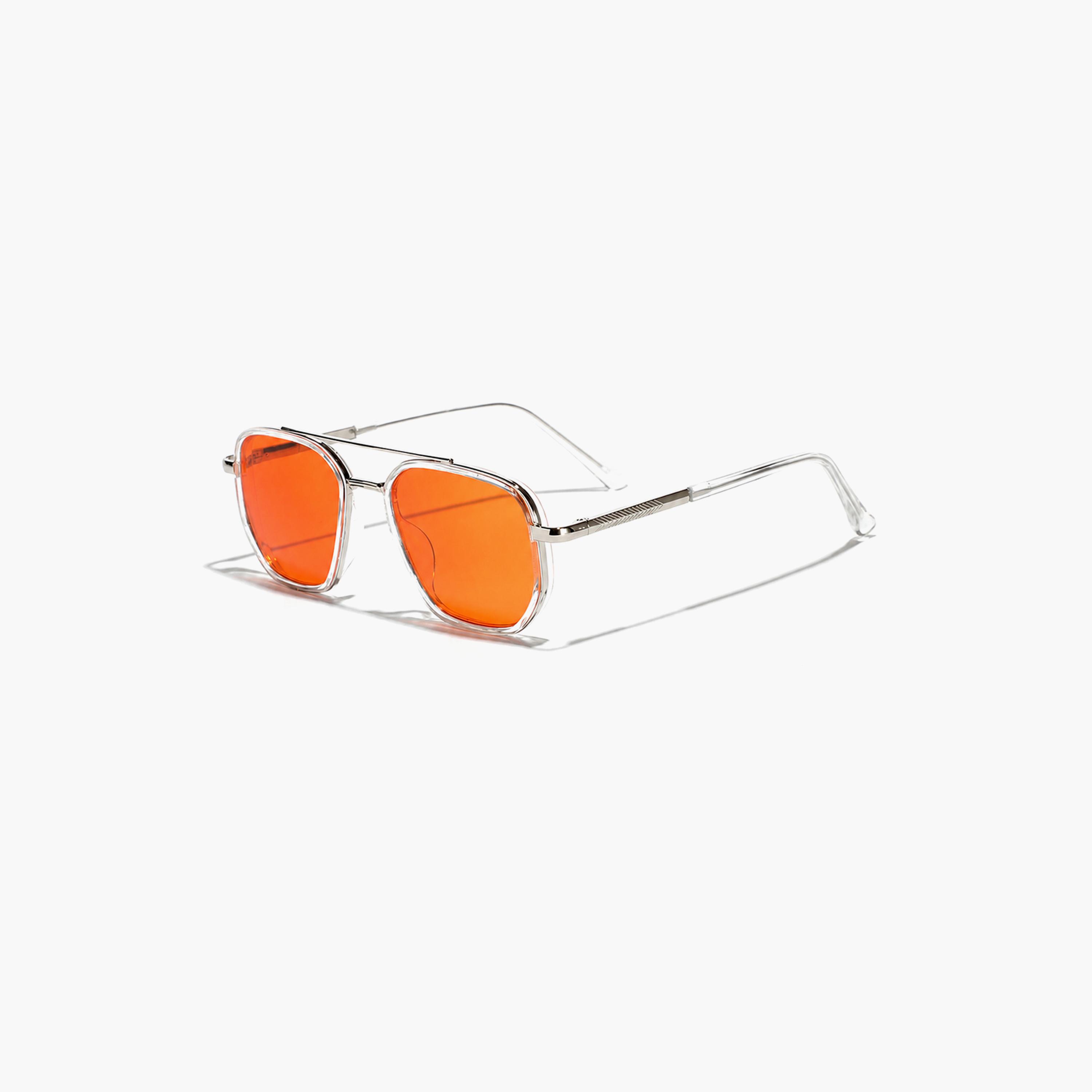 Take Two Gold Square Frame Polarized Sunglasses-women-sunglasses-image-1