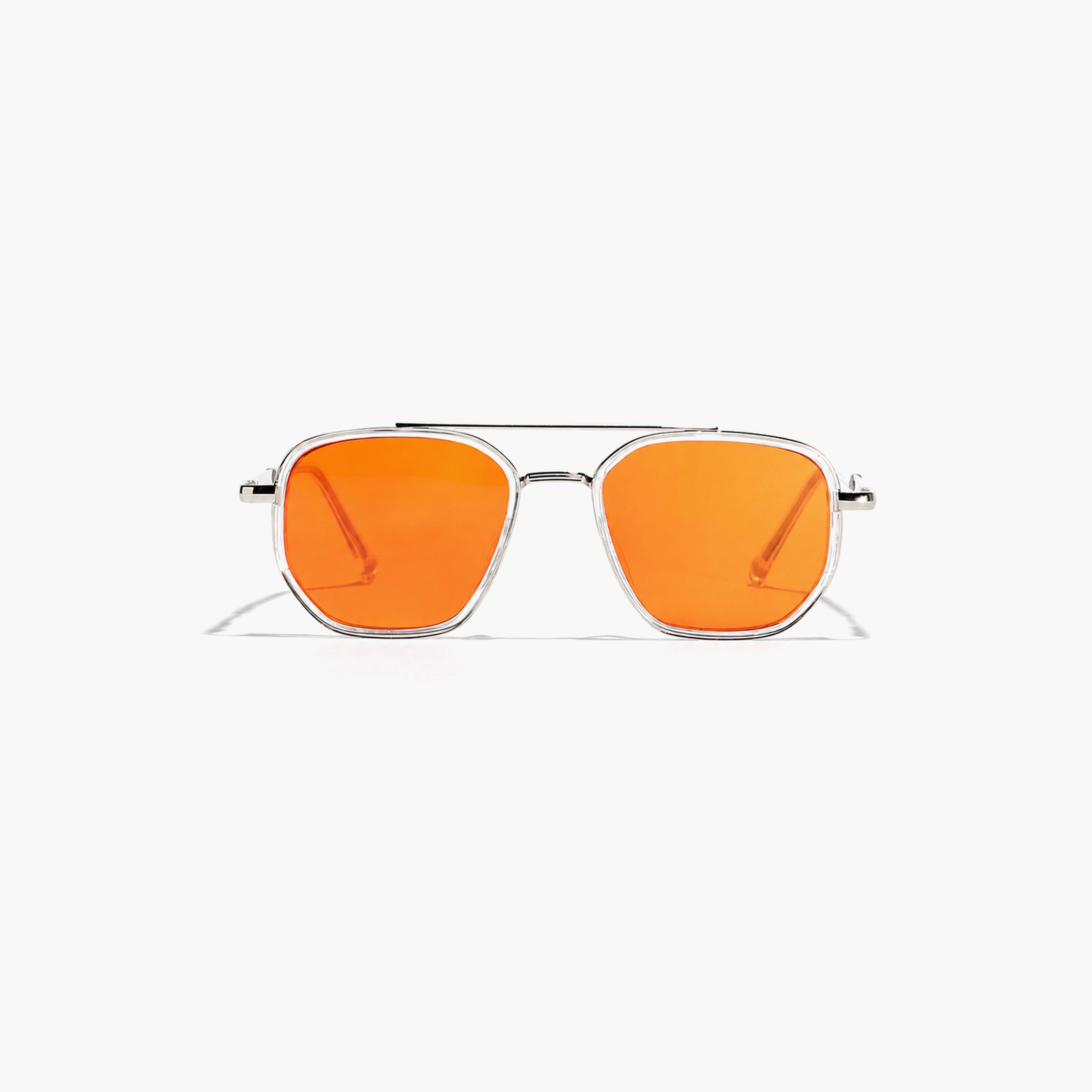 Take Two Gold Square Frame Polarized Sunglasses-women-sunglasses-image-4