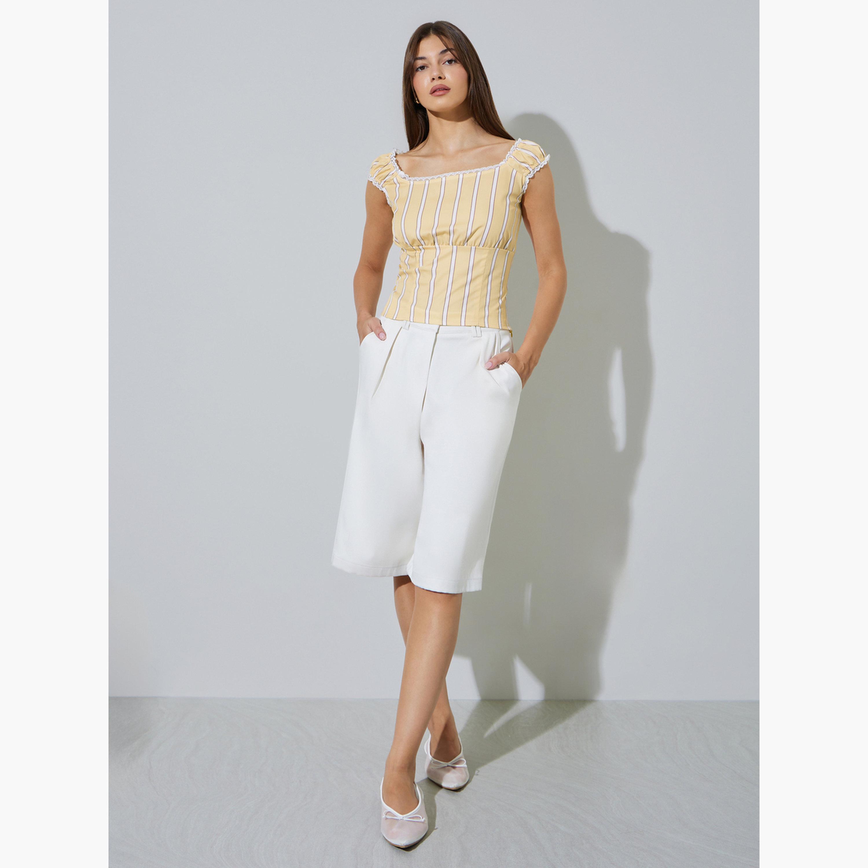 بلوزة بلا أكمام مخططة بياقة مربعة-women-clothing-shirtsandblouses-blouses-image-4