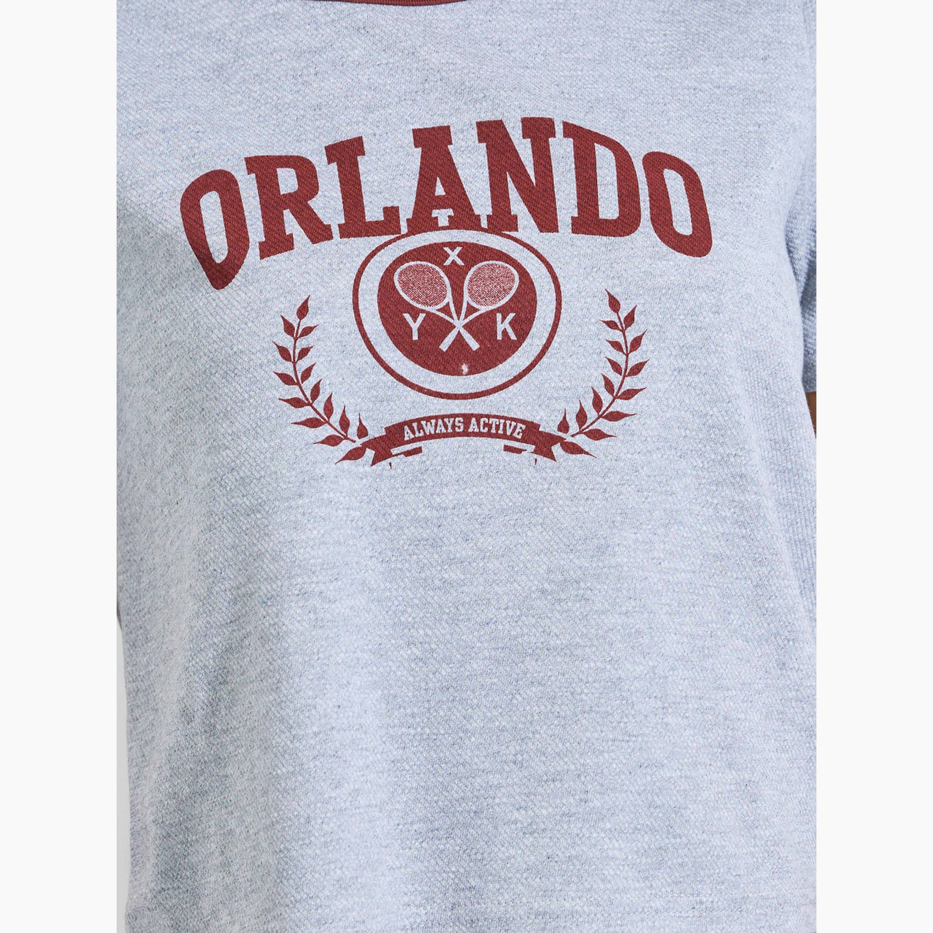Styli Grey Graphic Print T-Shirt and Pyjama Set-women-clothing-nightwear-pyjamas-longsets-image-5