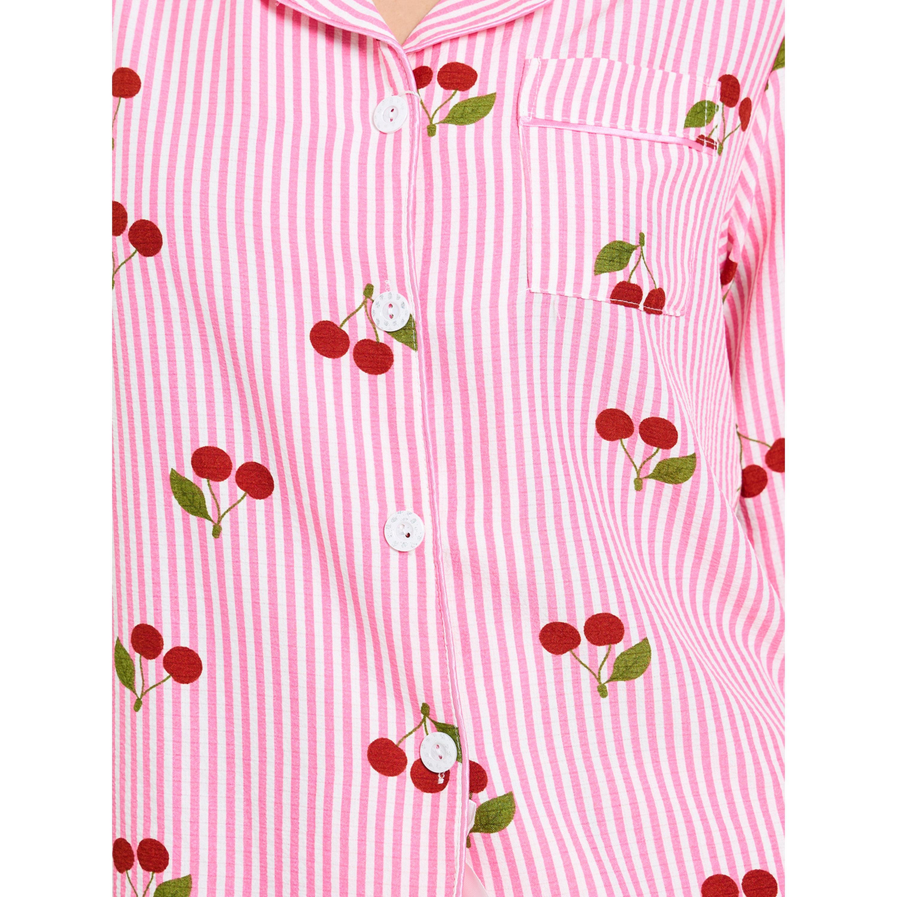 Take Two Striped Cherry Print Pajama Set with Long Sleeves-women-clothing-nightwear-pyjamas-longsets-image-5