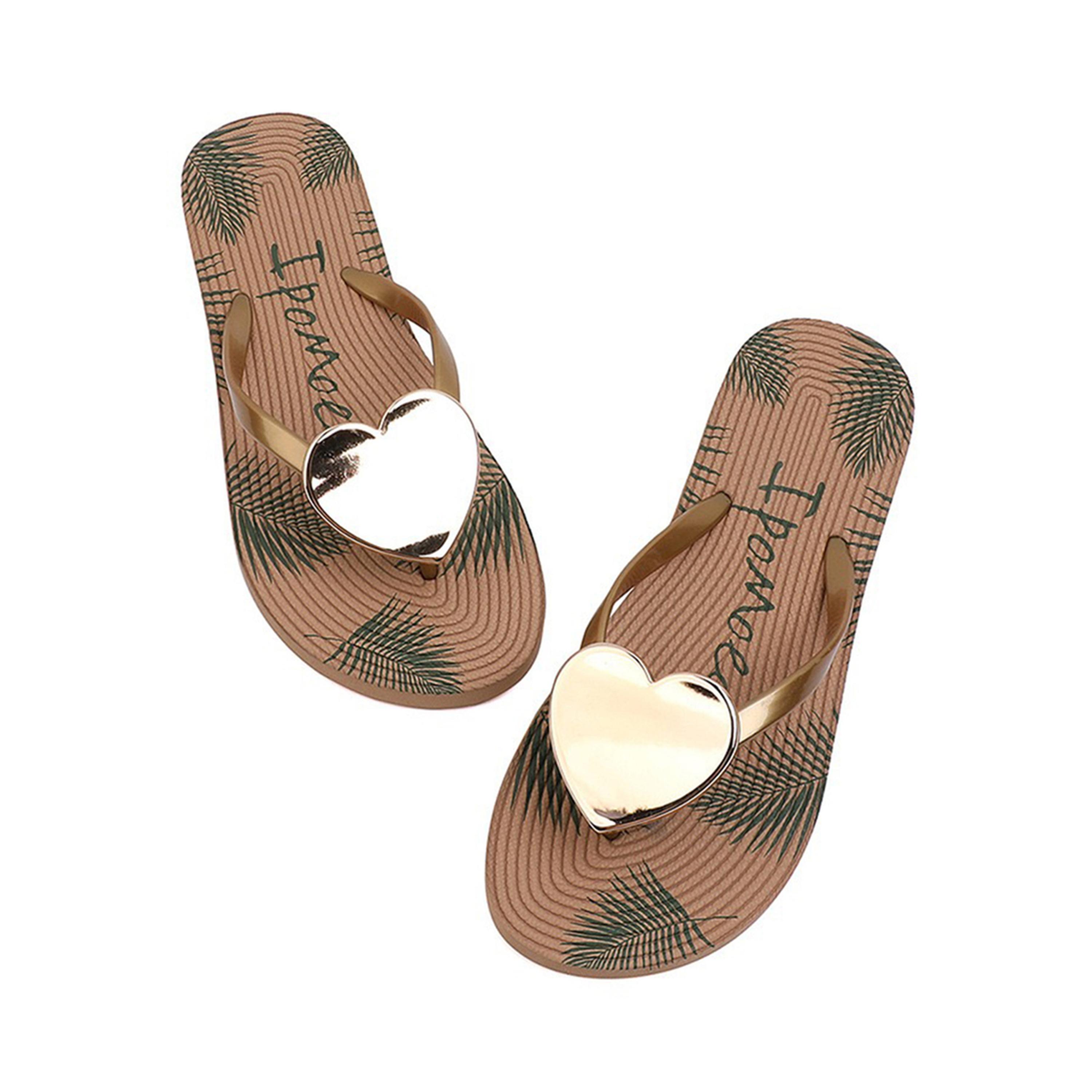 شبشب متعدد الألوان بطبعة جرافيك وتعليقة قلب-women-shoes-flipflopsandslides-image-5