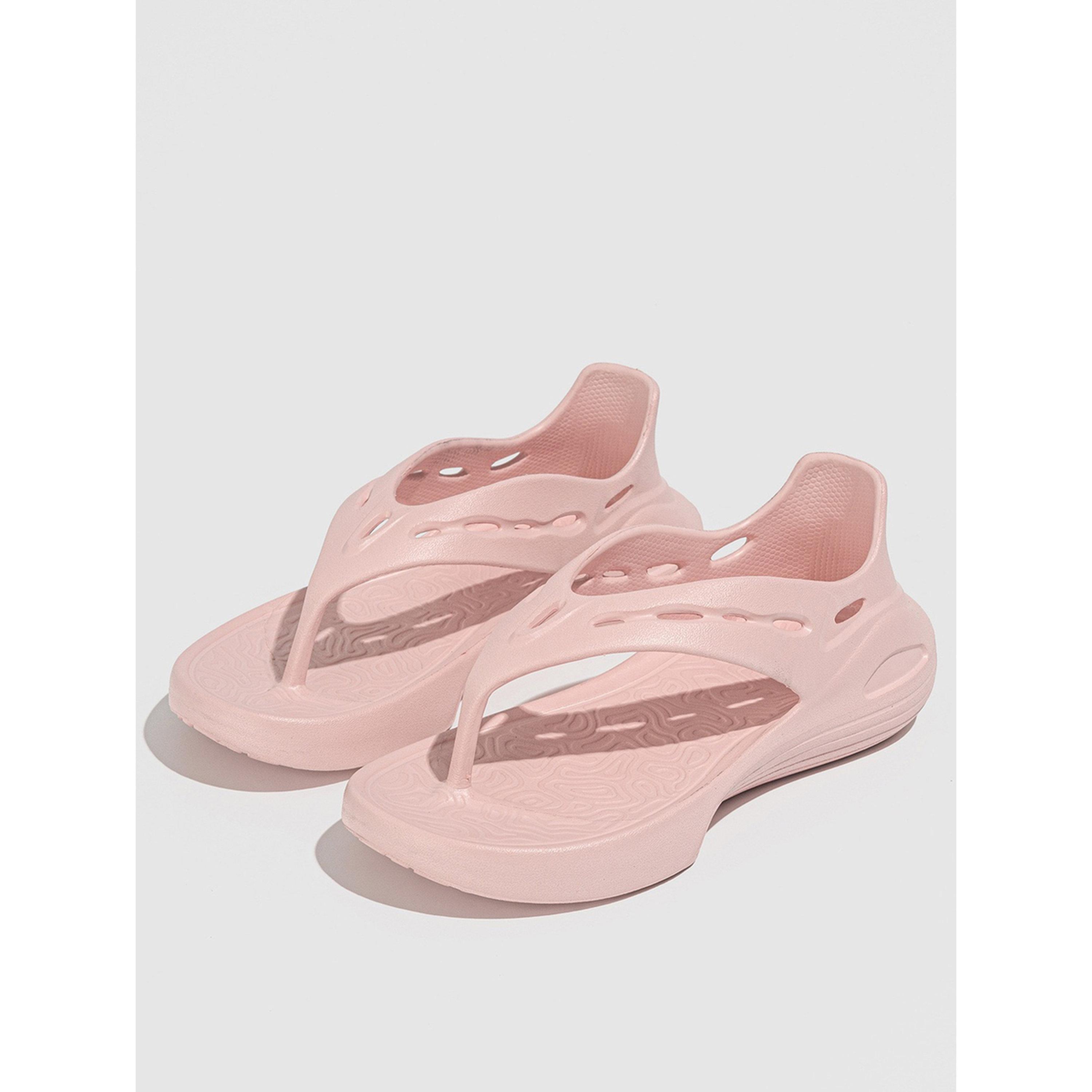 صندل رفيع مسطح وردي-women-shoes-sandals-flats-image-1