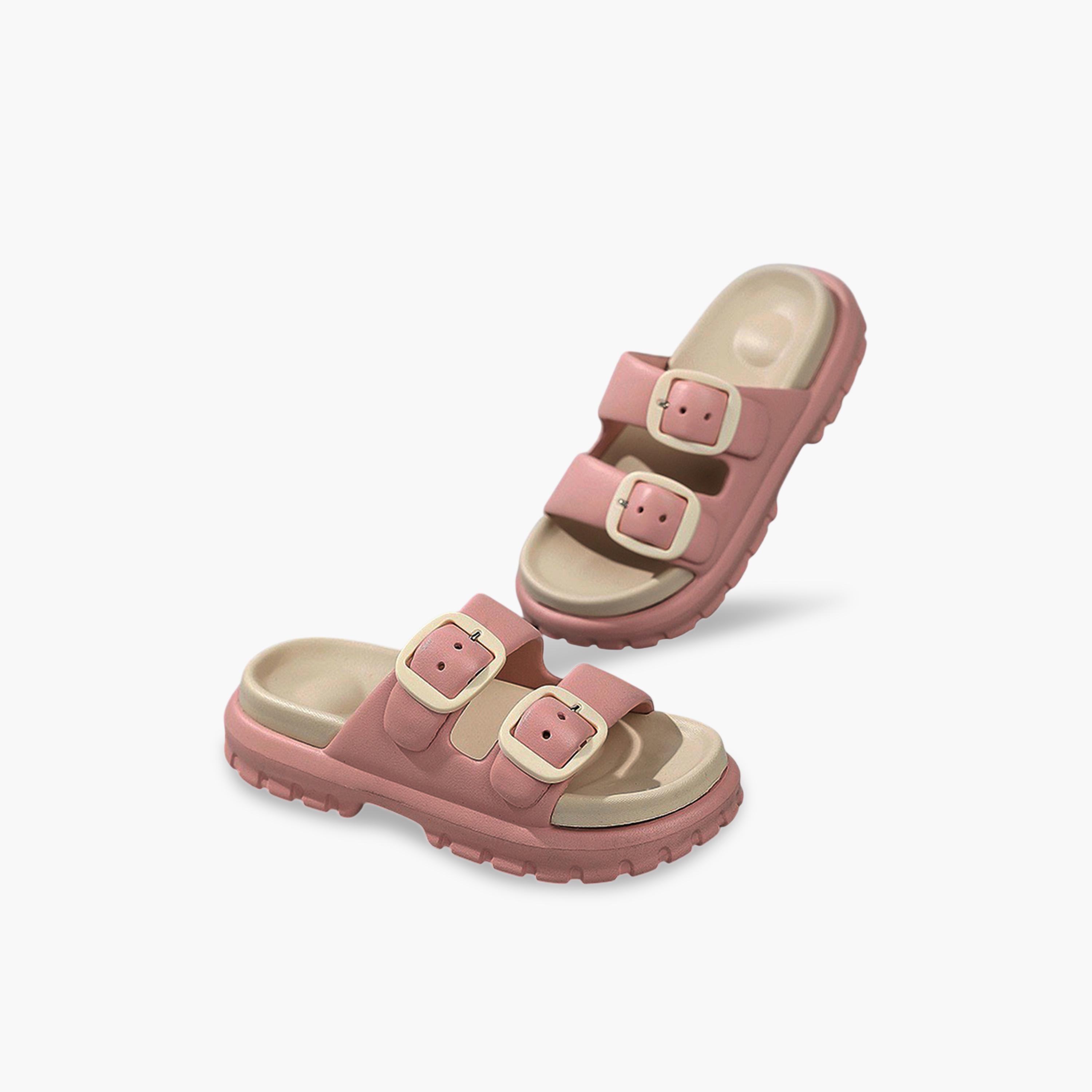 Take Two Multi-Tone Flat Sandals for Women-women-shoes-sandals-flats-image-1