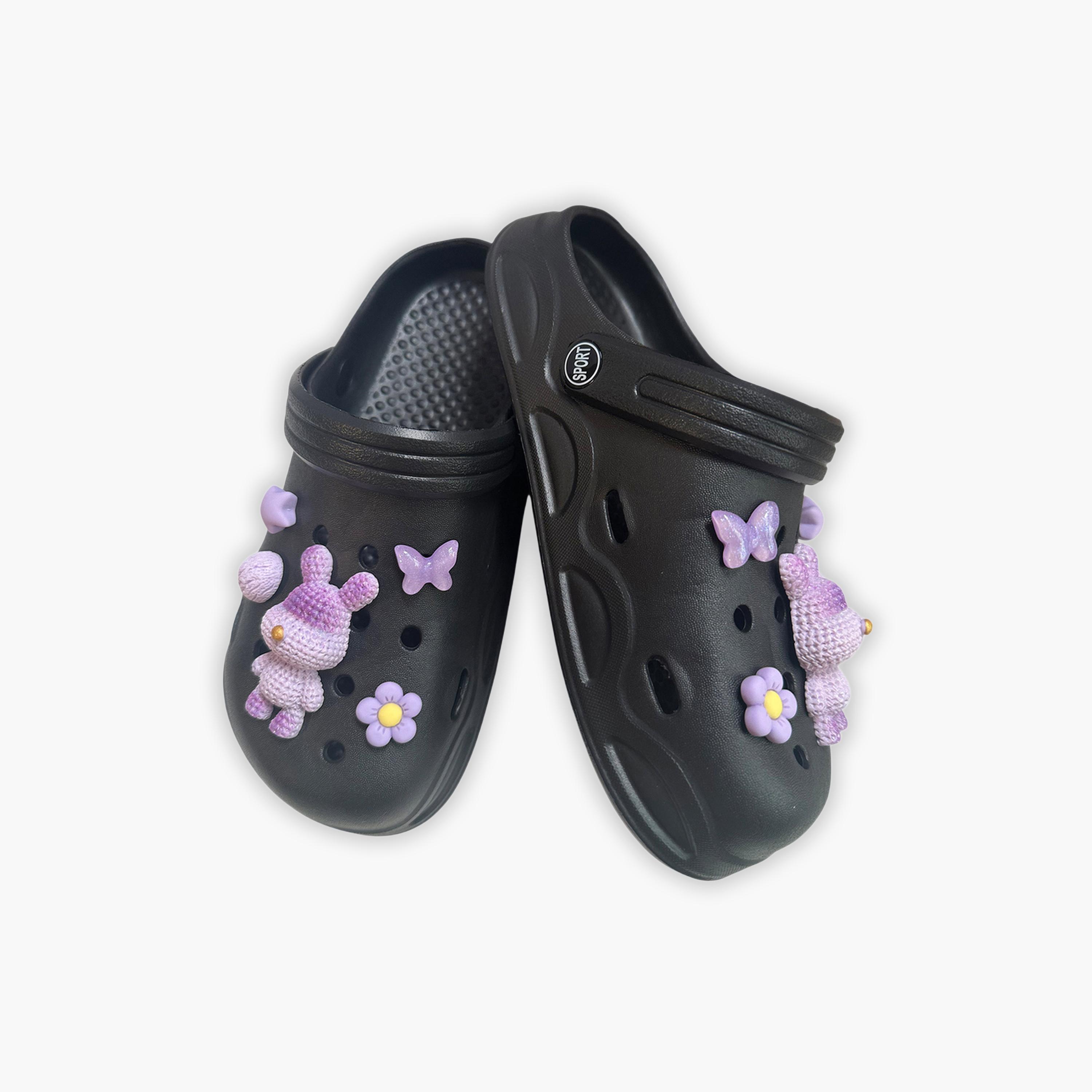 قبقاب مريح أسود بتفاصيل تعليقات-women-shoes-sandals-flats-image-3