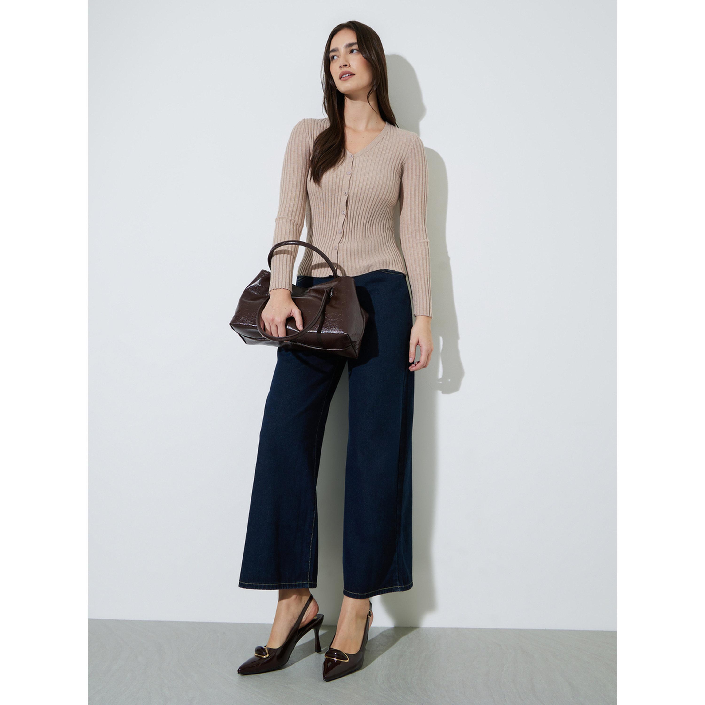 كارديجان مضلع بأزرار-women-winterwear-cardigansandjumpers-cardigans-image-2