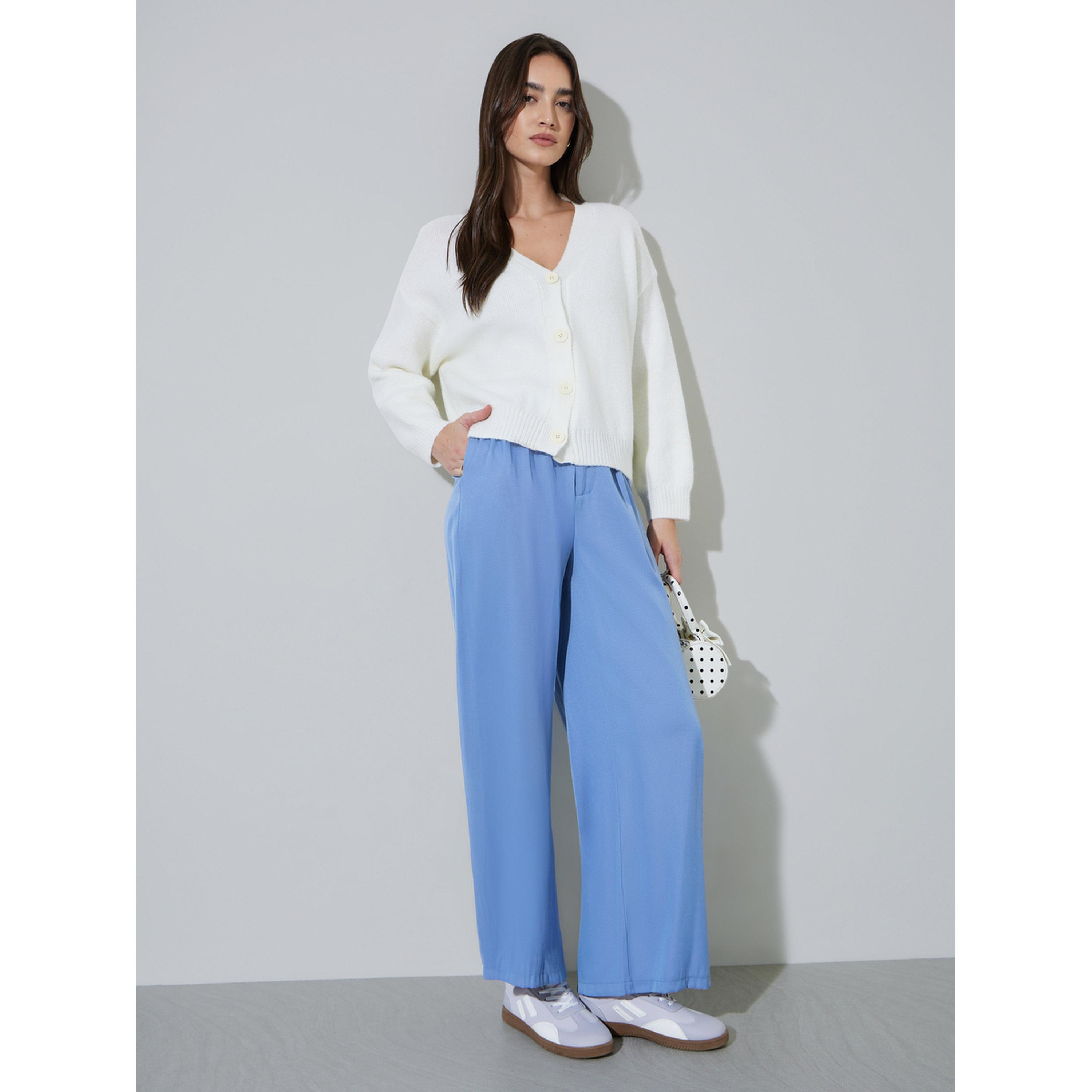 كارديجان بأزرار بلون سادة-women-winterwear-cardigansandjumpers-cardigans-image-2