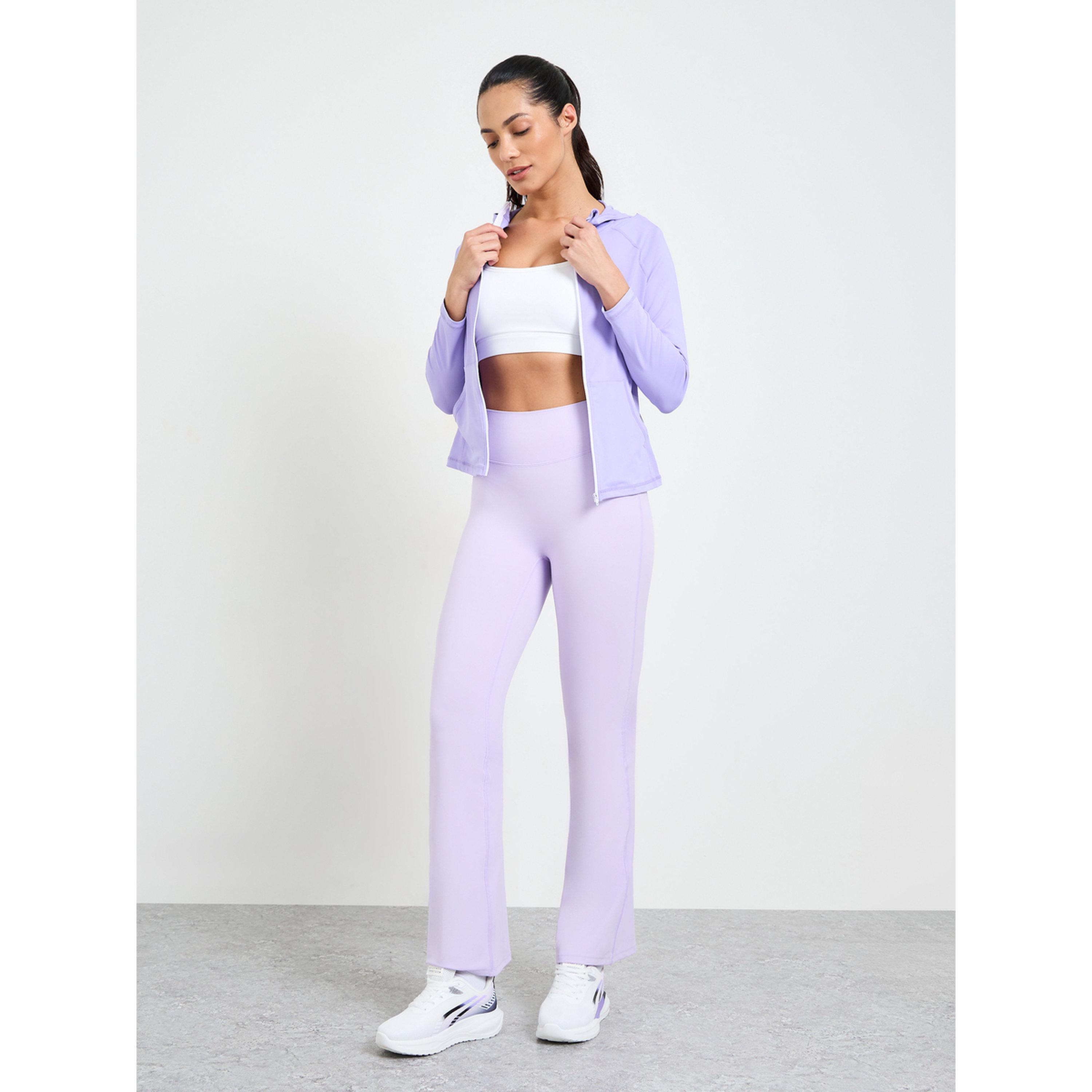 Take Two Purple Flared Yoga Pants-women-clothing-bottoms-joggers-image-2