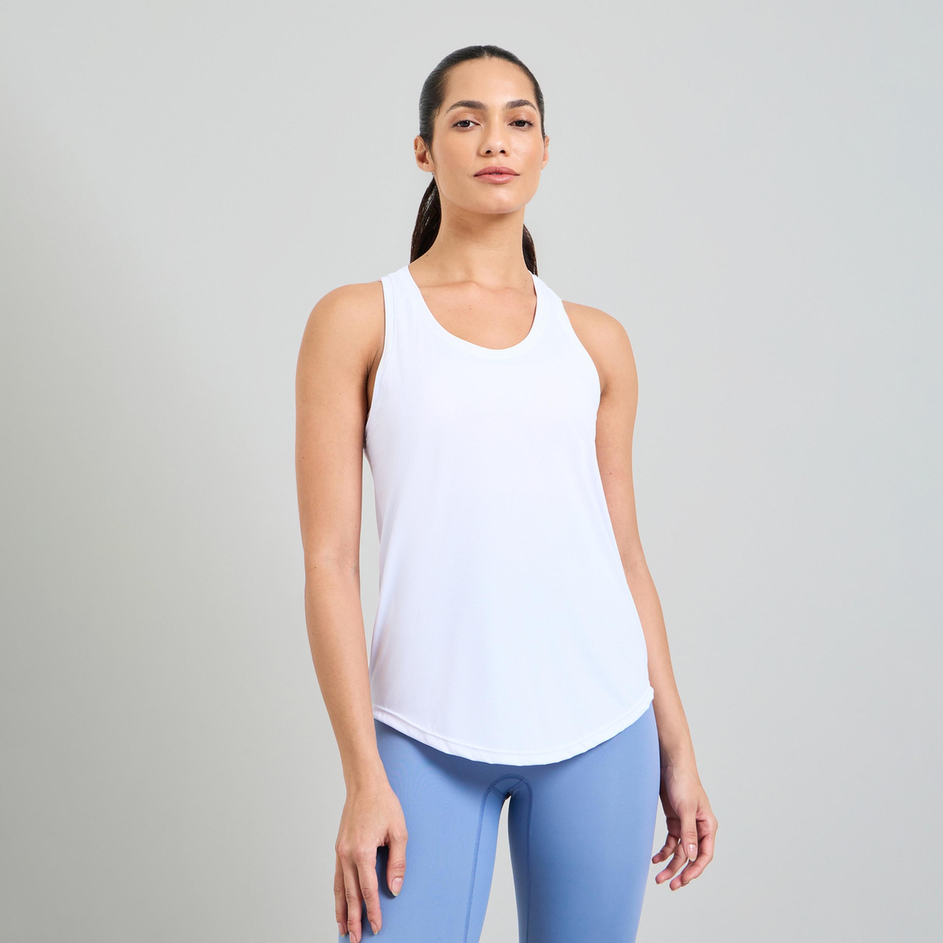 بلوزة رياضية بدون أكمام بظهر ريسرباك-sports-women-clothing-tshirtsandvests-image-1