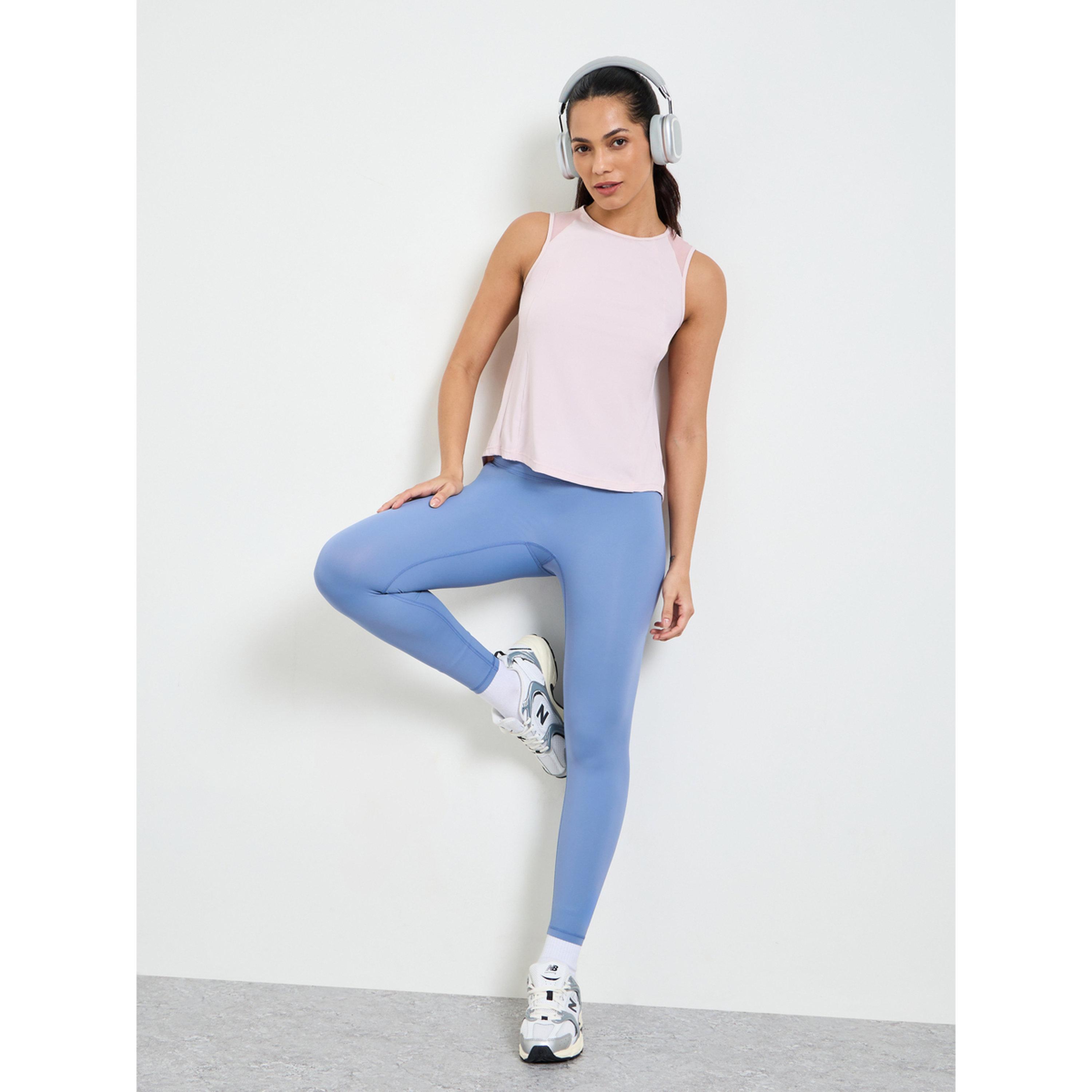 Take Two Pink Back Mesh Panel Active Tank Top-sports-women-clothing-tshirtsandvests-image-2
