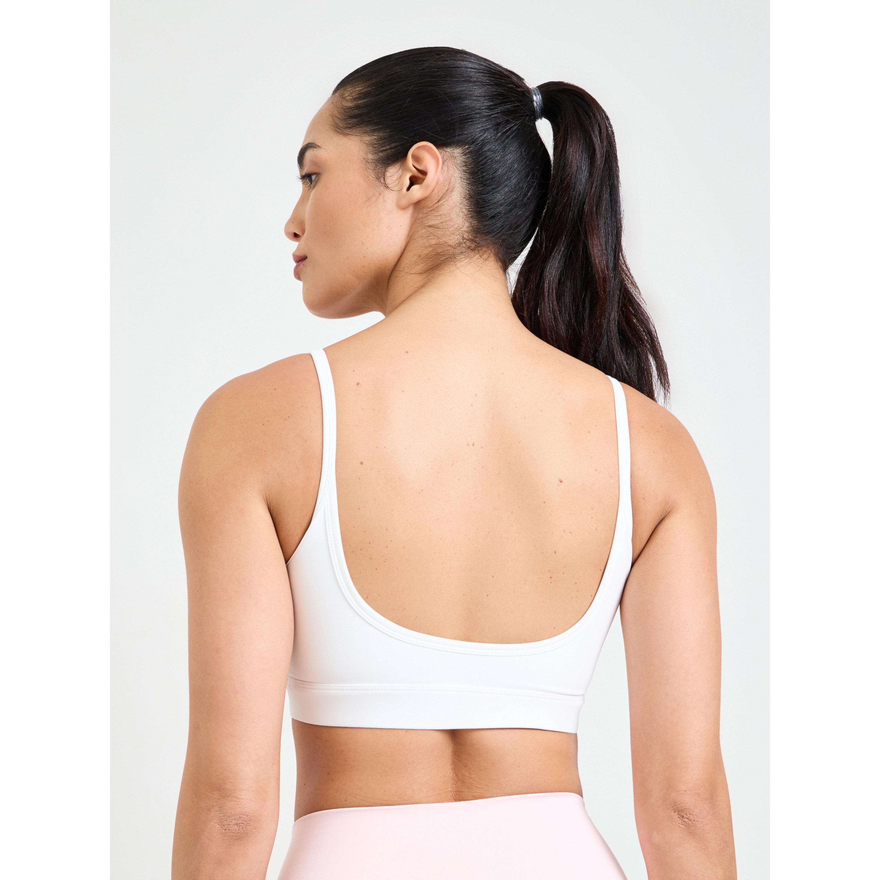 Take Two White Solid High Elastic Breathable Sports Bra-women-clothing-sportswearandactivewear-sportsbras-image-4