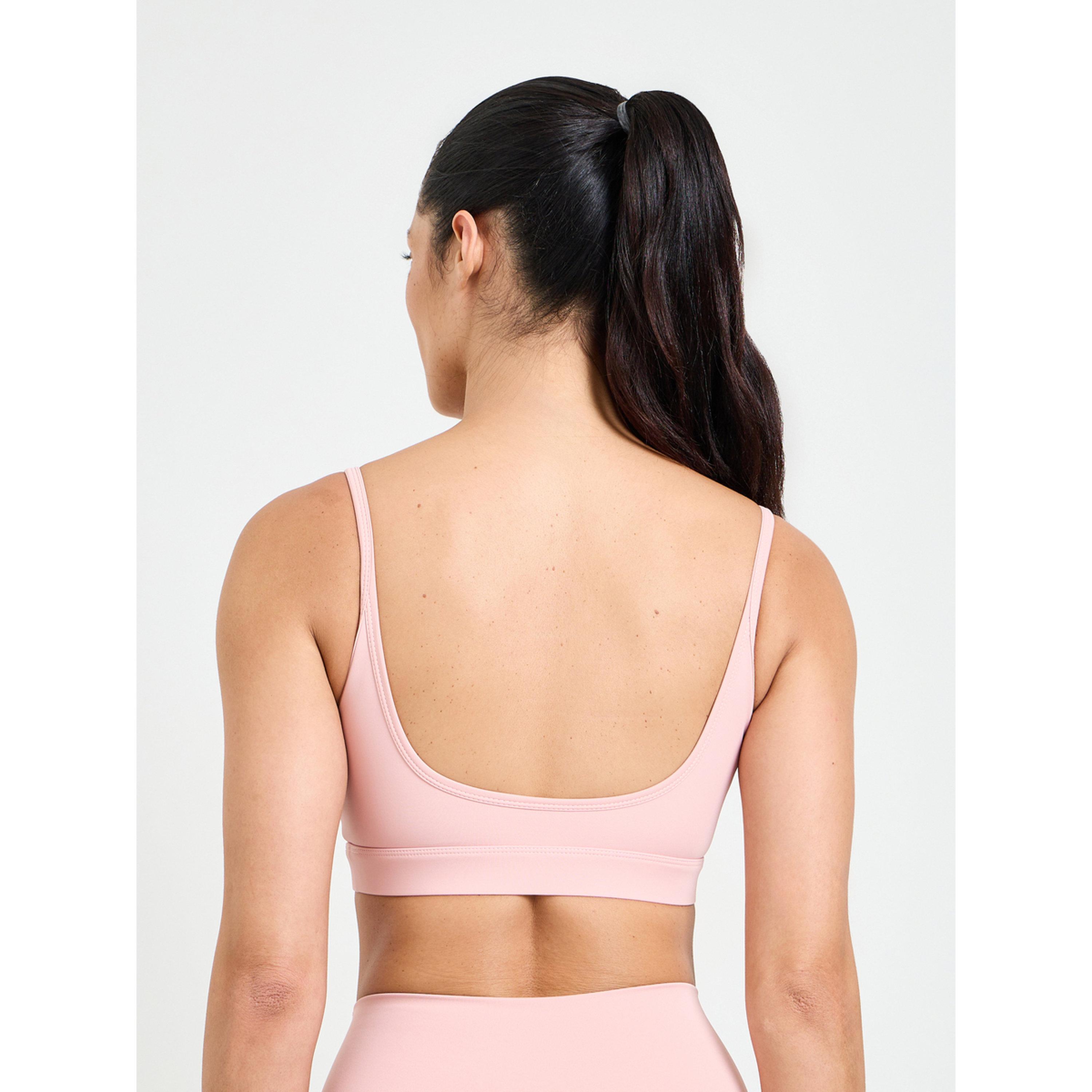 Take Two Pink Solid High Elastic Breathable Sports Bra-women-clothing-sportswearandactivewear-sportsbras-image-3