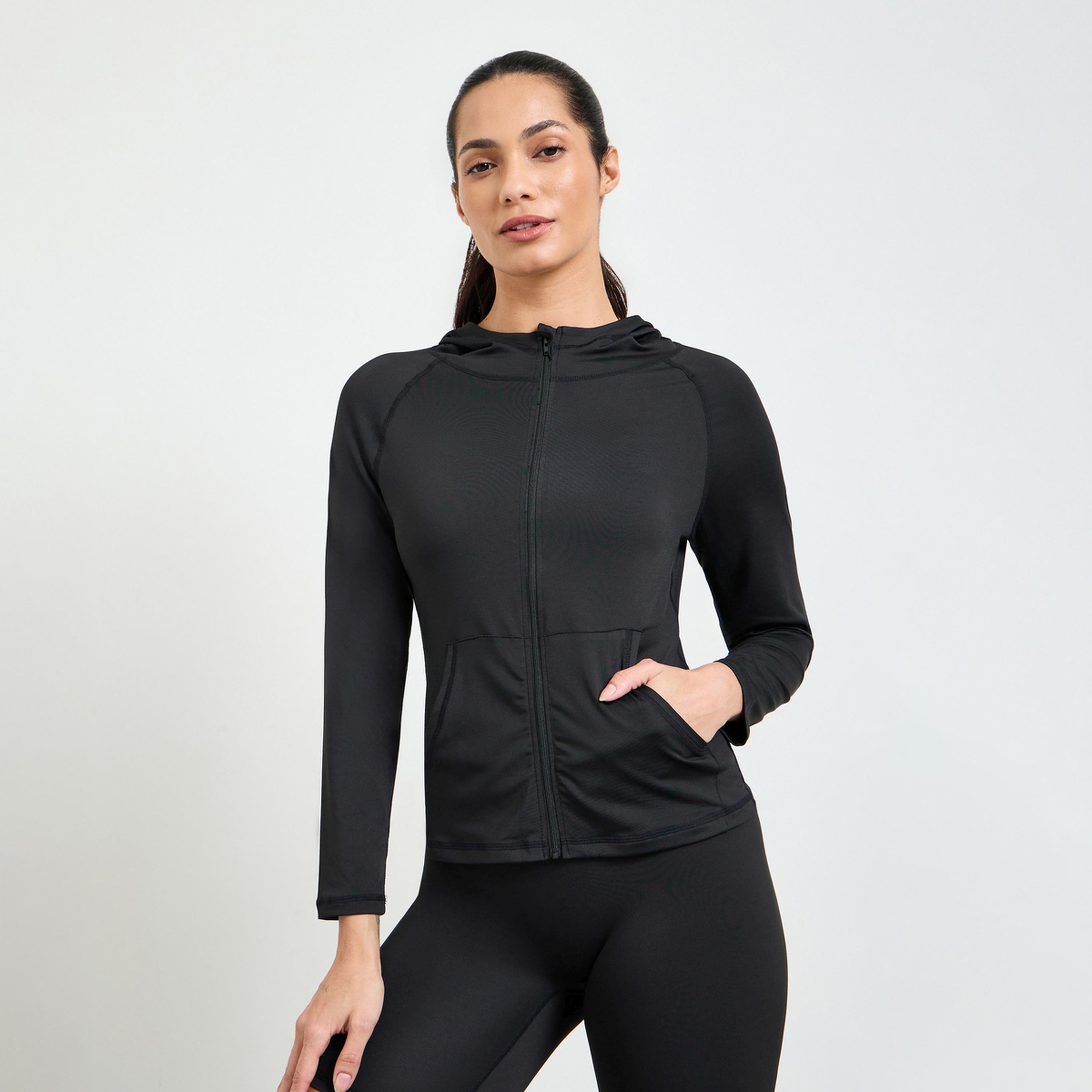 جاكيت رياضي ضيق بقبعة-sports-women-clothing-hoodiesandsweatshirts-image-1