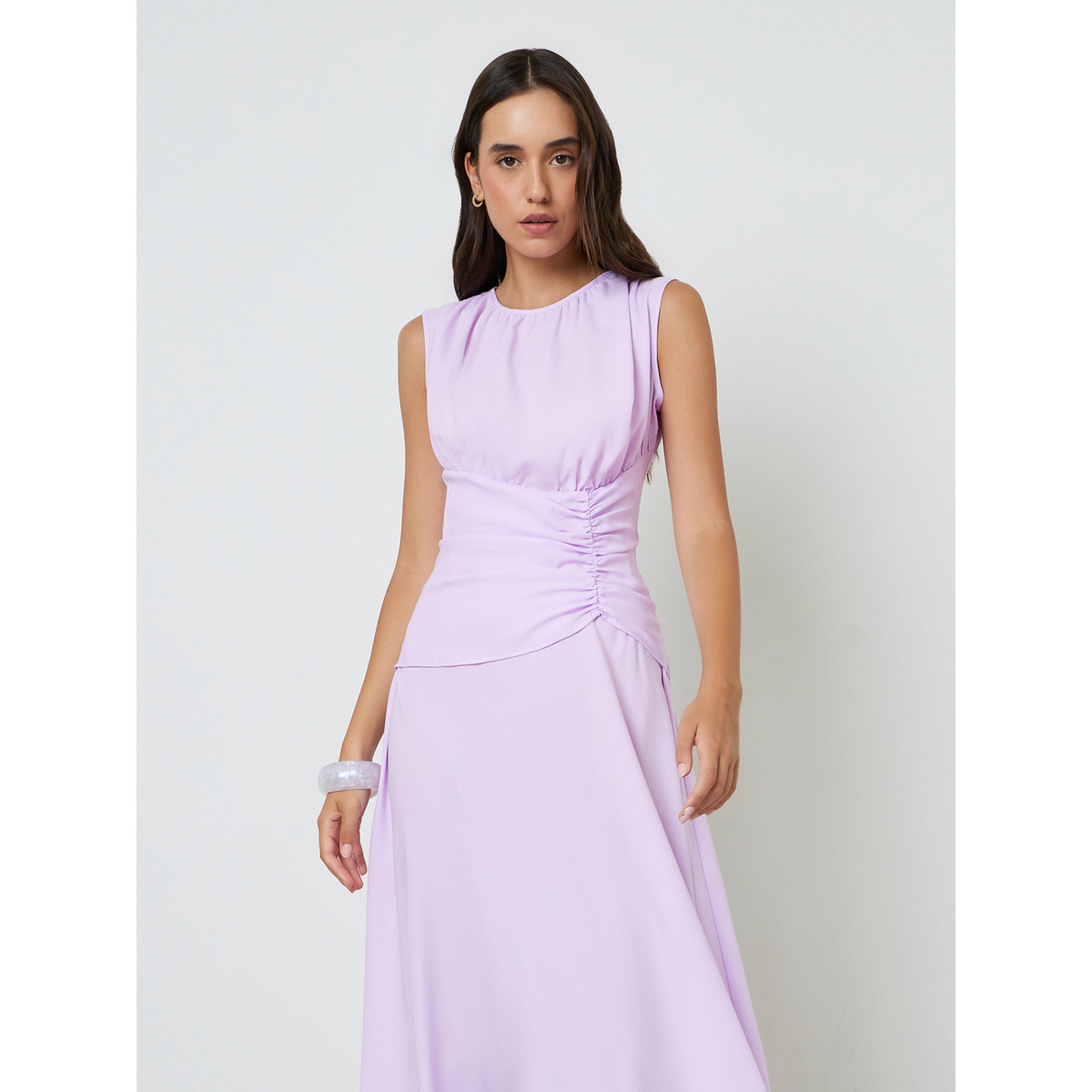 Take Two Lilac Sleeveless A-Line Ankle Dress-women-clothing-dresses-image-2