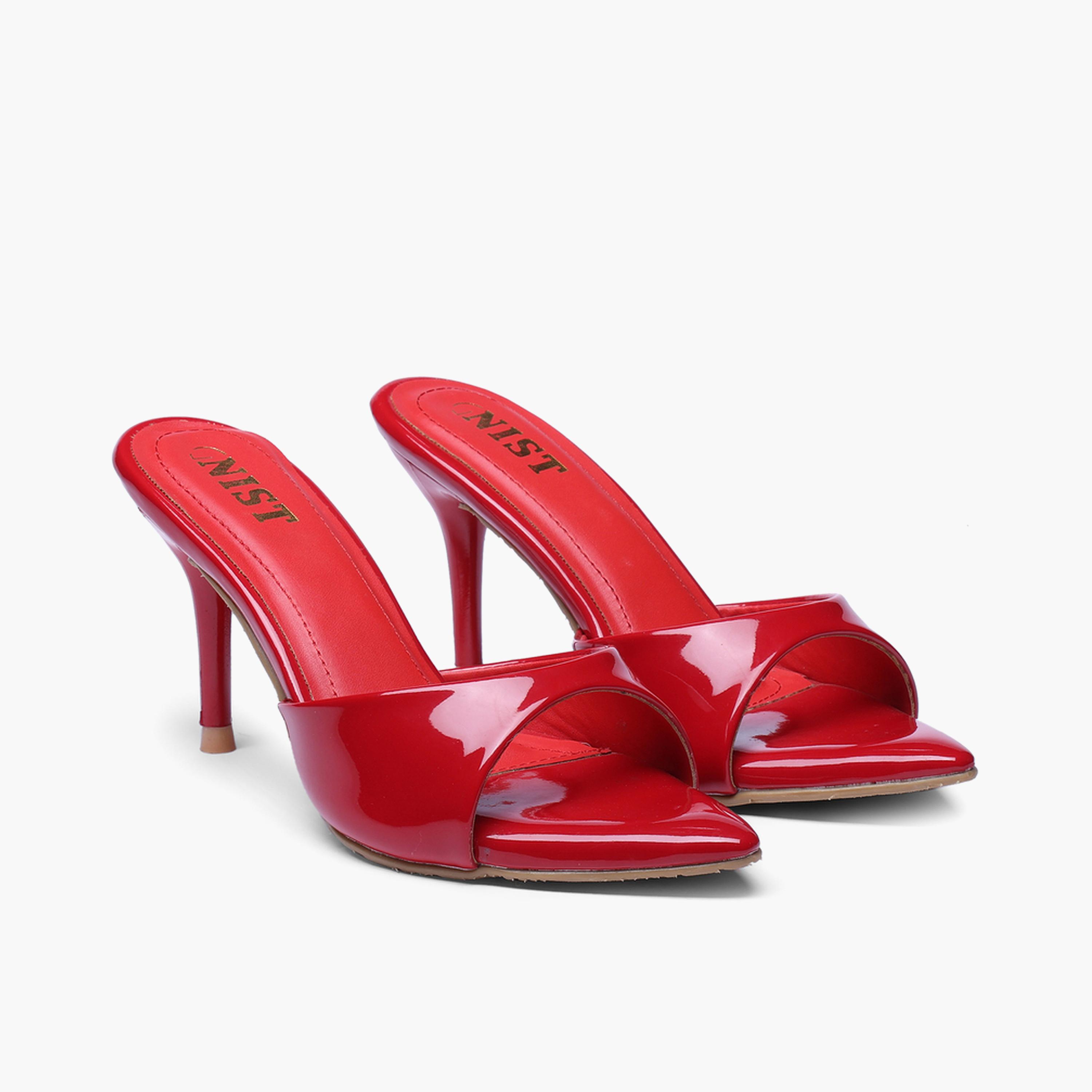 صندل بكعب عالي ومقدمة مدببة باللون الأحمر-women-shoes-sandals-heeled-image-1