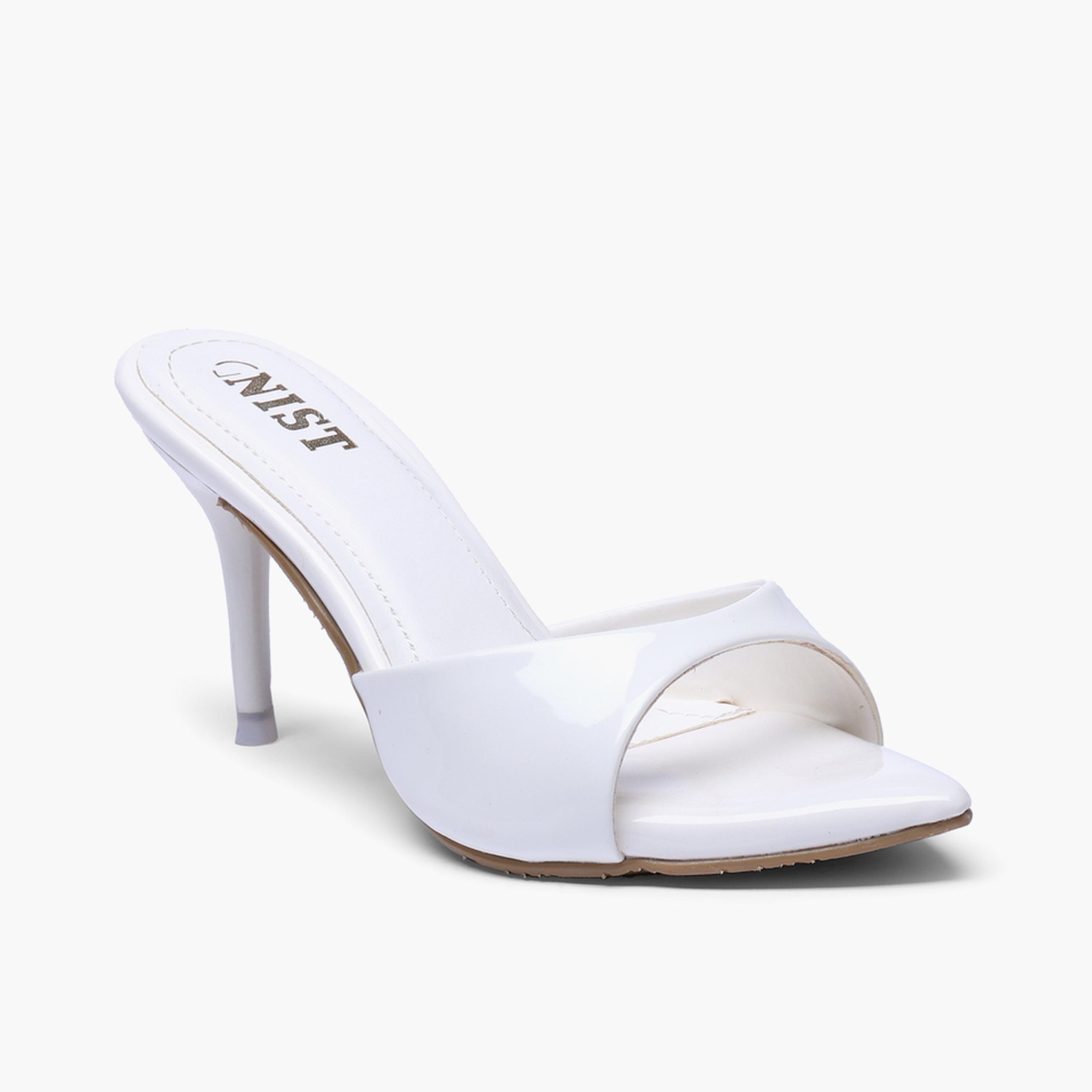 صندل بكعب عالي ومقدمة مدببة باللون الأبيض-women-shoes-sandals-heeled-image-4