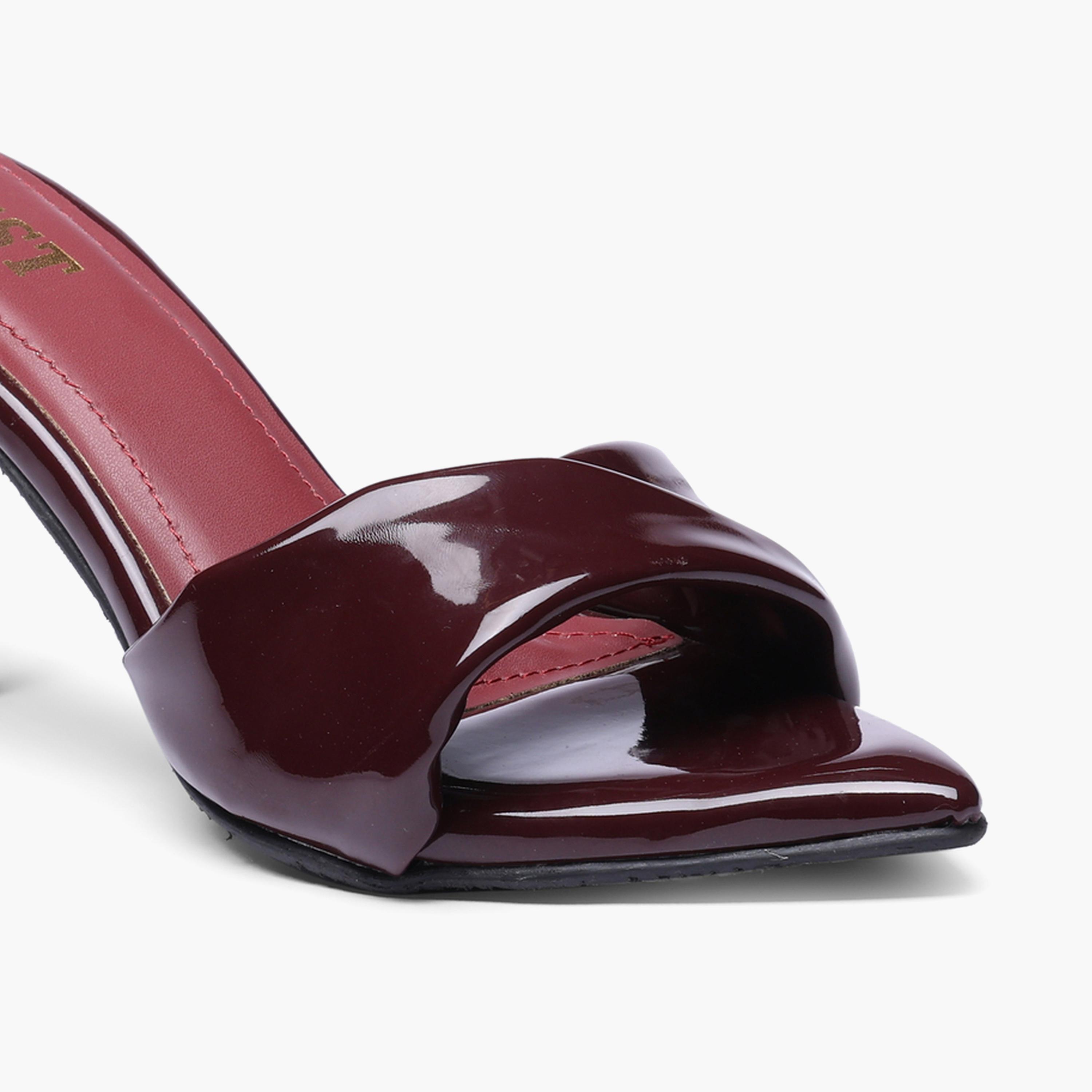 صندل بكعب عالي وحزام متداخل باللون البورغندي-women-shoes-sandals-heeled-image-3