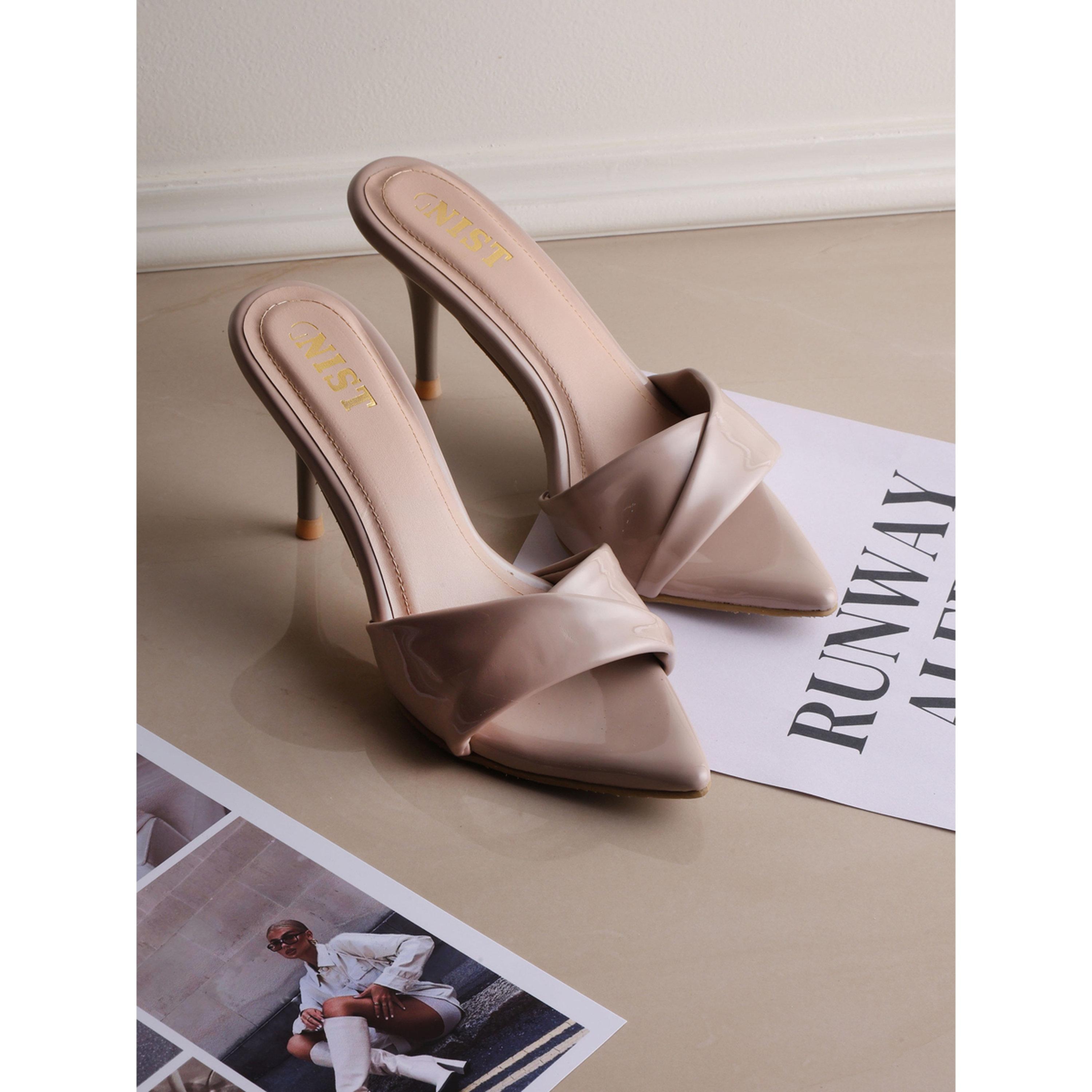 صندل بكعب عالي وحزام متداخل باللون نيود-women-shoes-sandals-heeled-image-5
