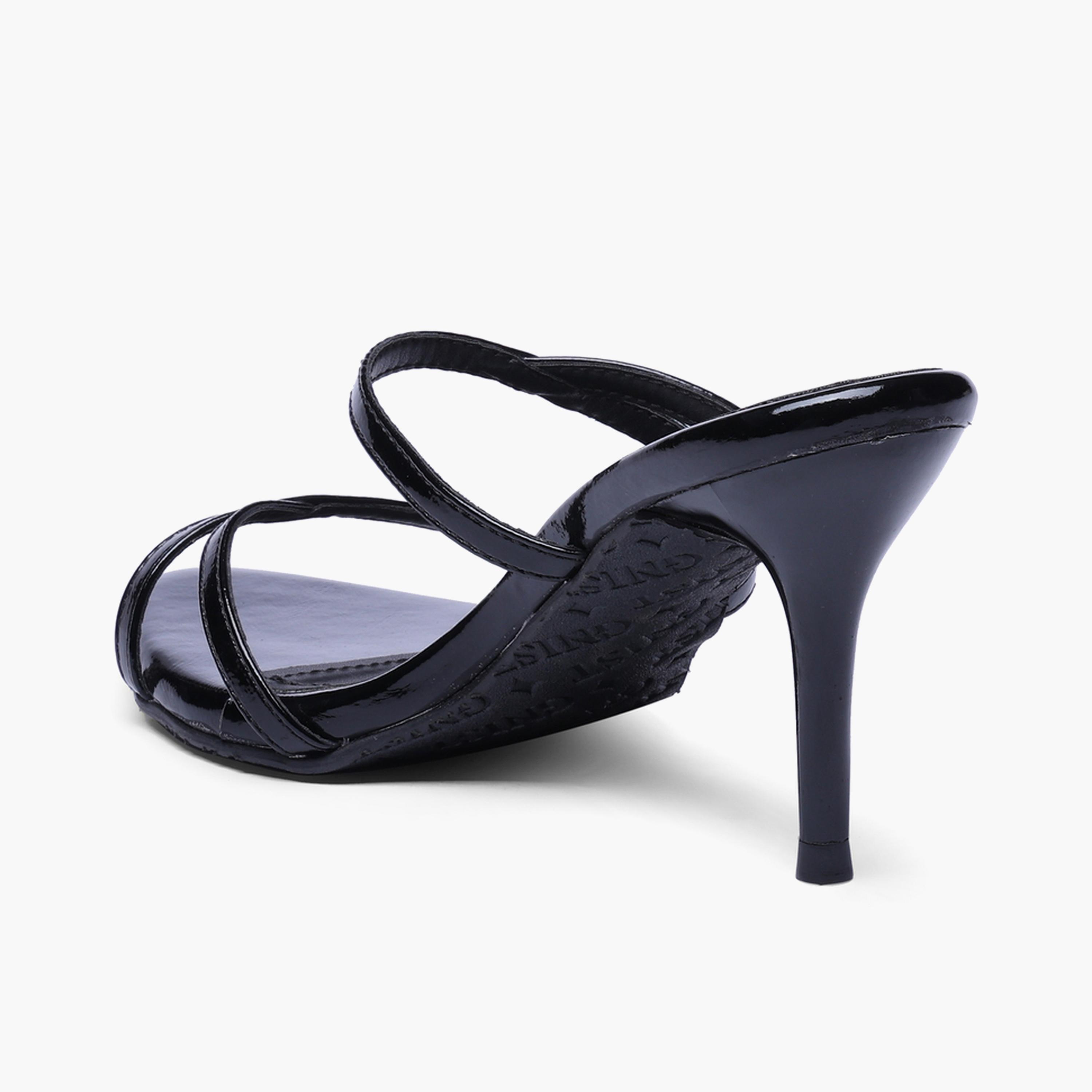 صندل بكعب رفيع عالٍ ومقدمة مفتوحة باللون الأسود-women-shoes-sandals-heeled-image-6