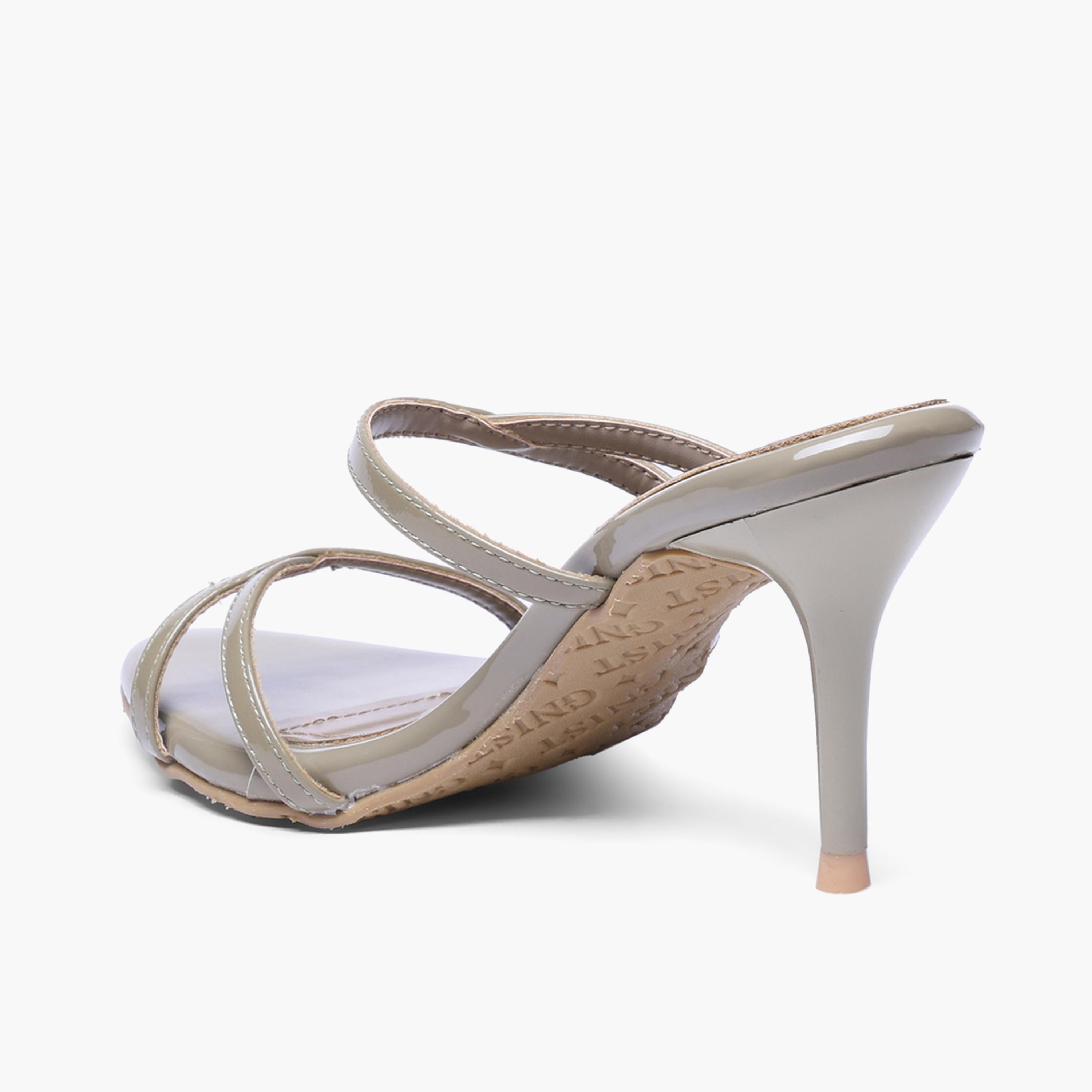 صندل بكعب رفيع عالٍ بشرائط باللون الأخضر الزيتي-women-shoes-sandals-heeled-image-6