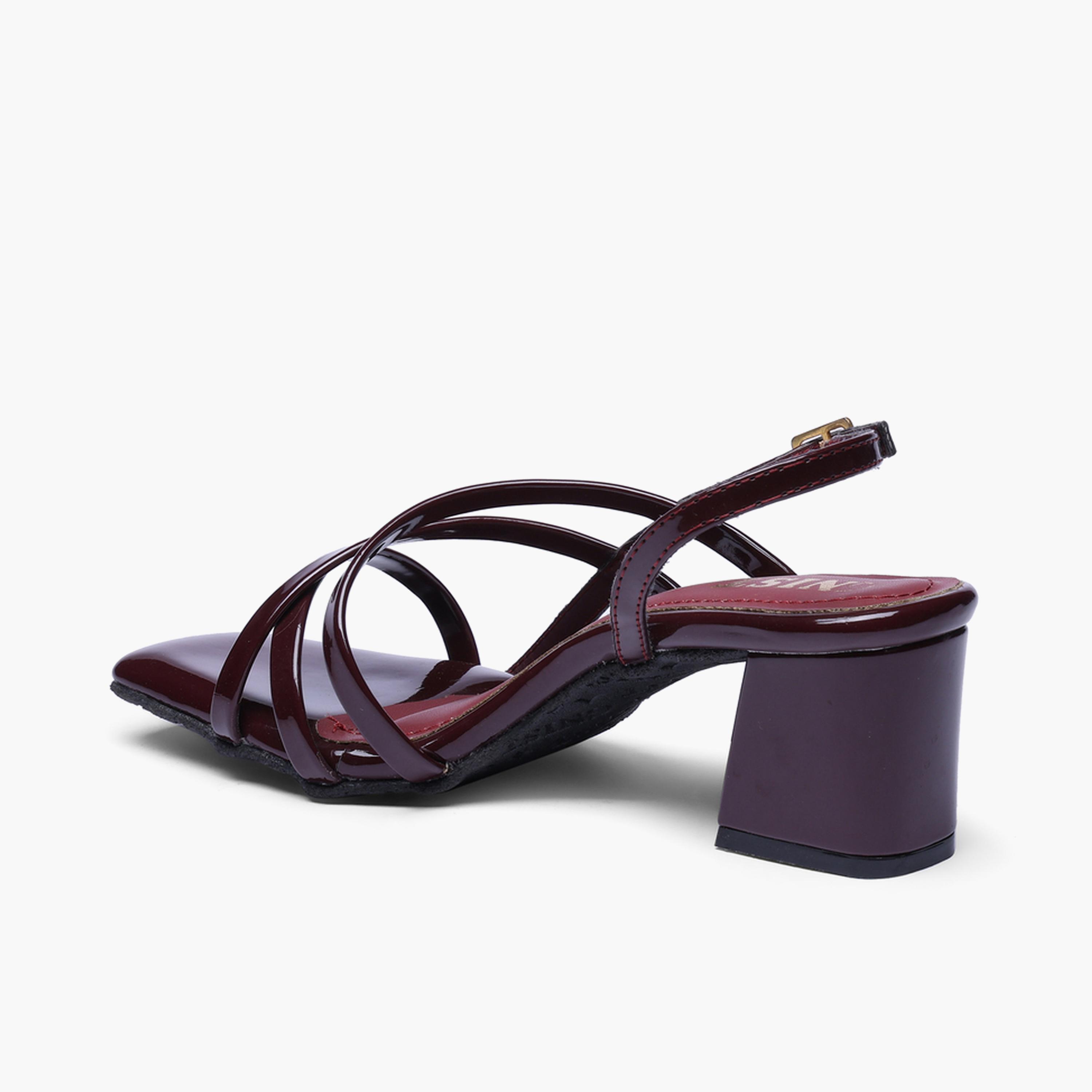 صندل بورغندي بشرائط وكعب متوسط-women-shoes-sandals-heeled-image-6