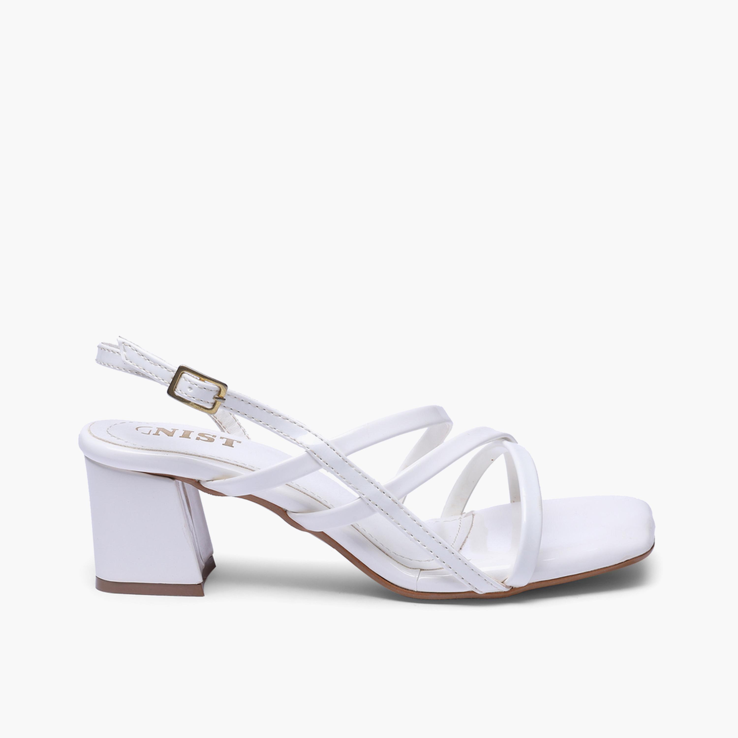 صندل أبيض بشرائط وكعب متوسط-women-shoes-sandals-heeled-image-2