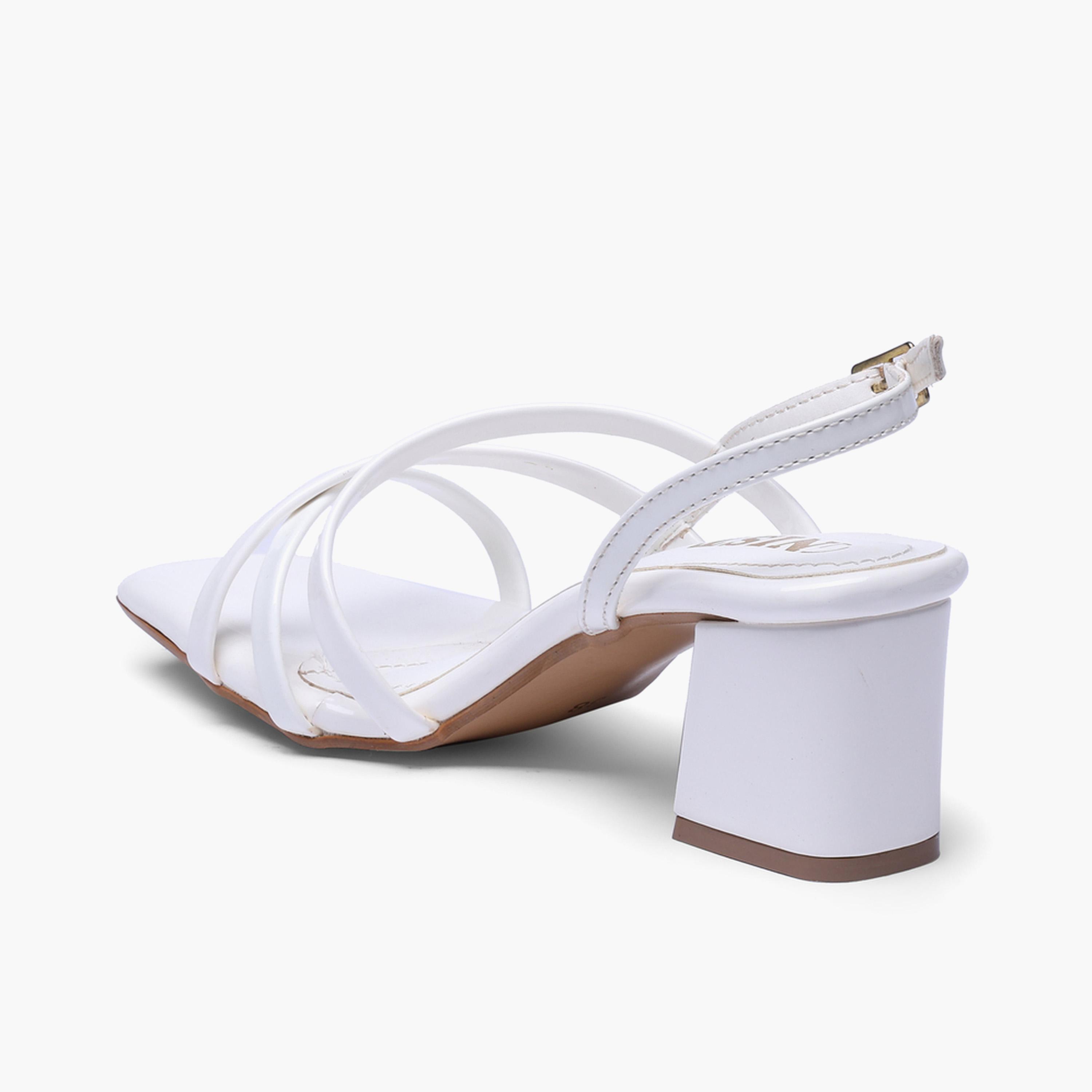 صندل أبيض بشرائط وكعب متوسط-women-shoes-sandals-heeled-image-6