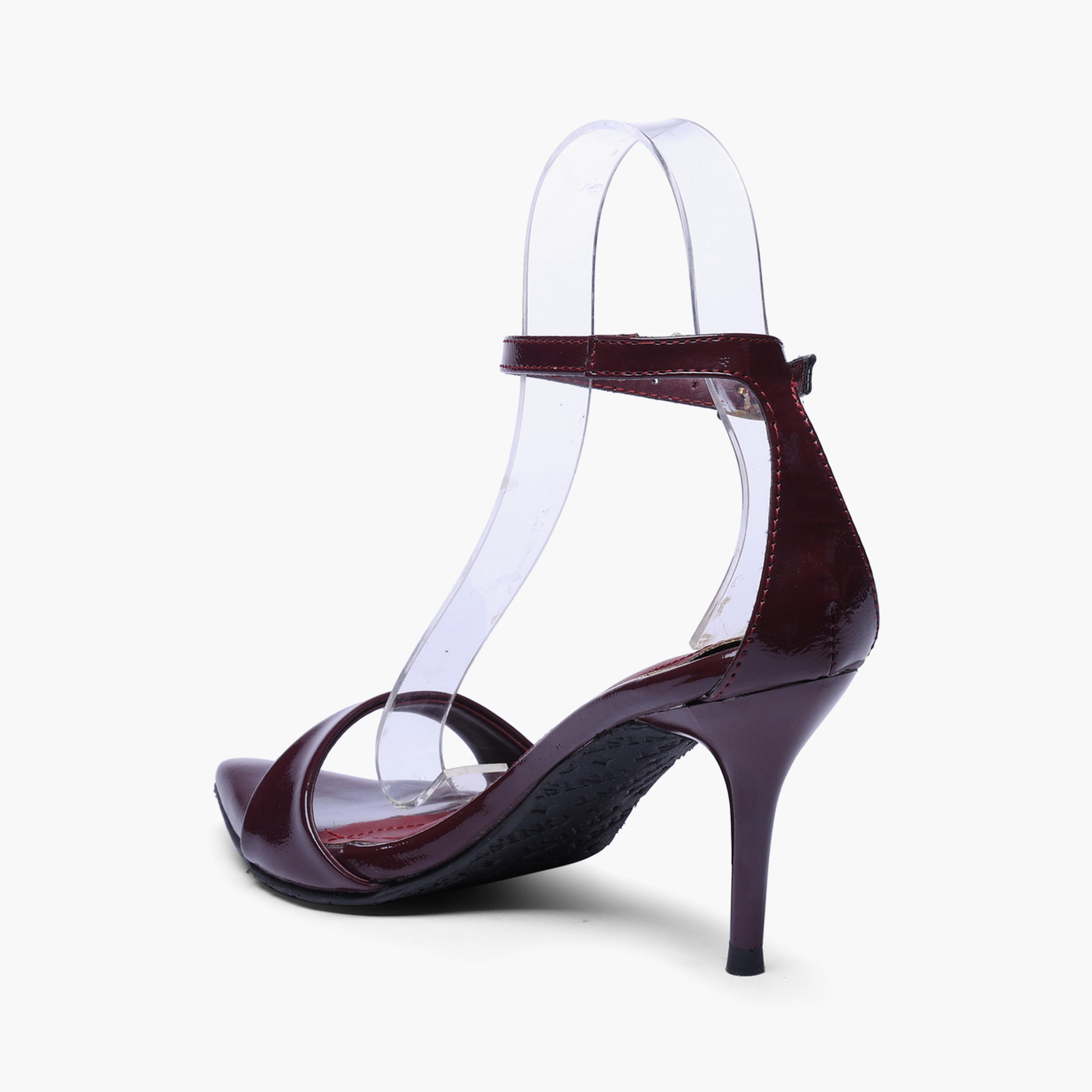 صندل بكعب متوسط وحزام كاحل باللون البورغندي-women-shoes-sandals-heeled-image-6