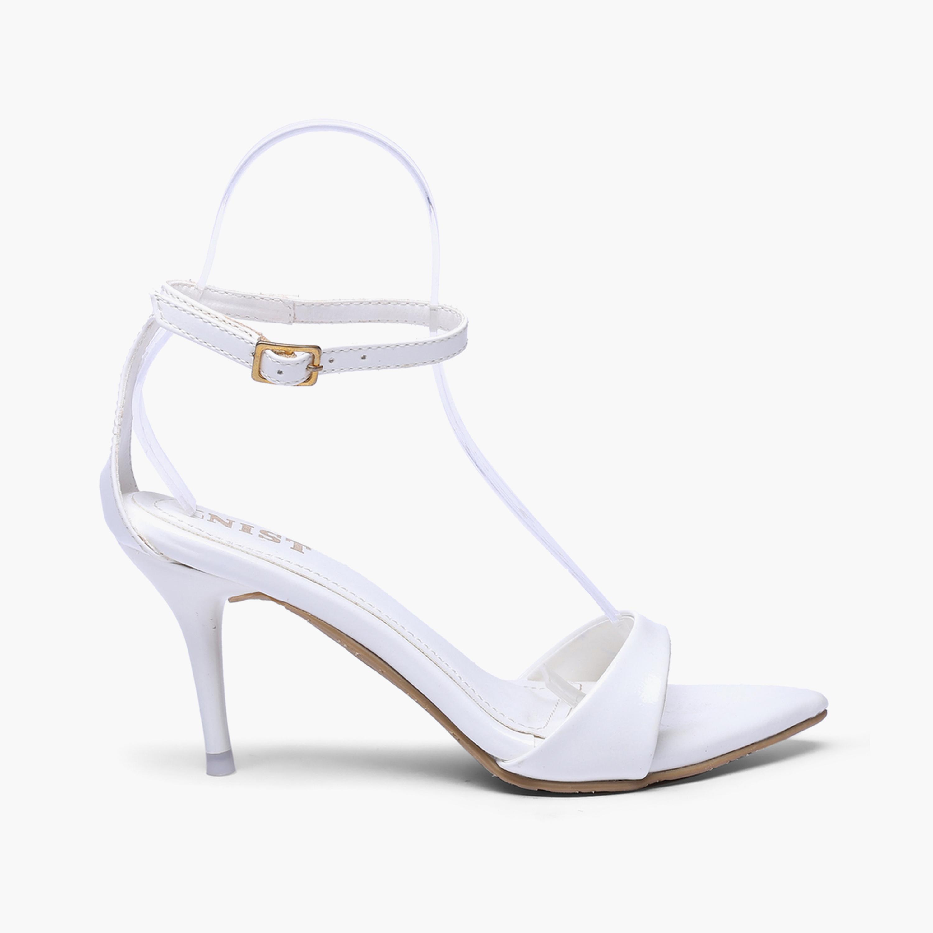 صندل بكعب متوسط وحزام كاحل باللون الأبيض-women-shoes-sandals-heeled-image-2