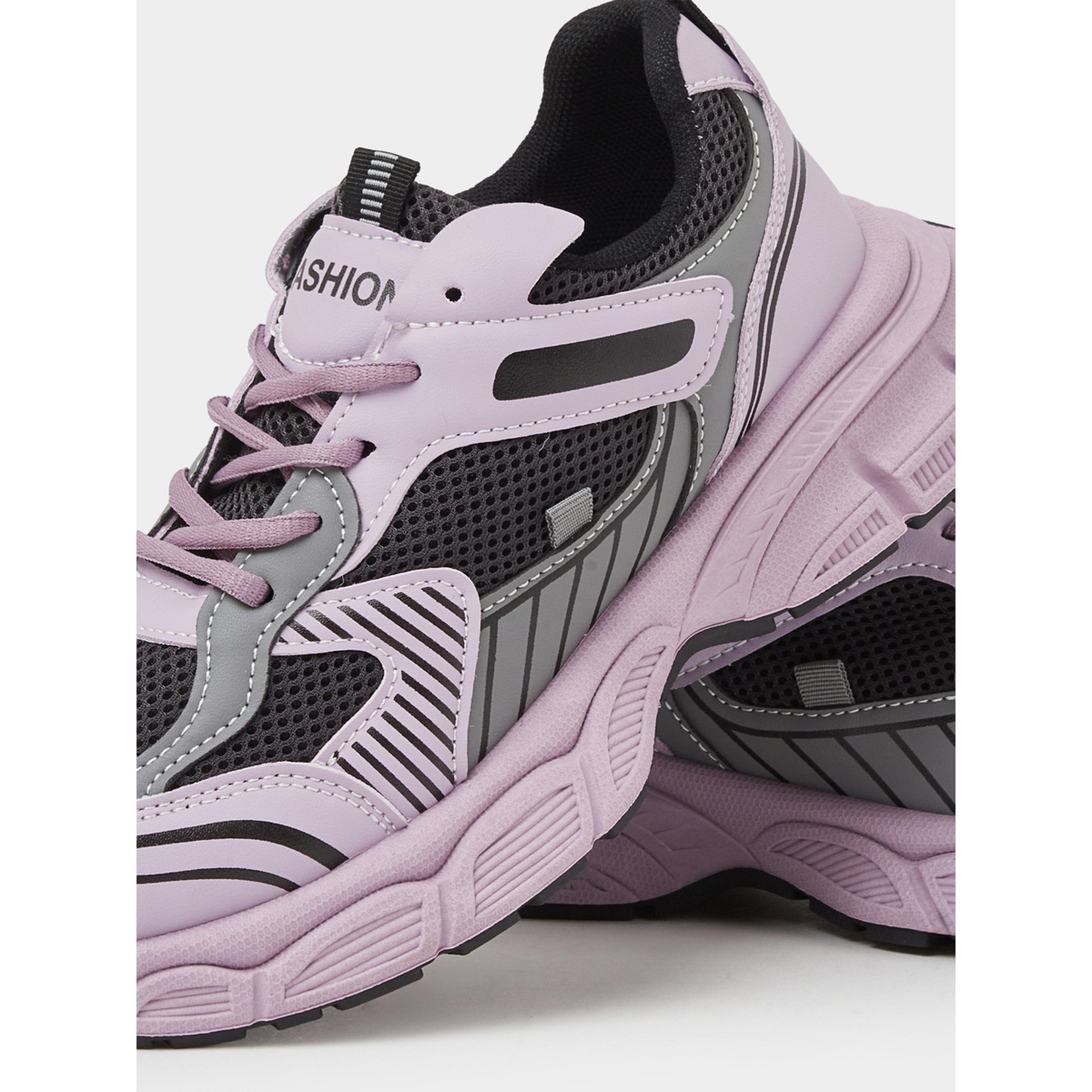 حذاء سنيكرز رياضي بنعل شانكي وأربطة-women-shoes-sneakers-image-5