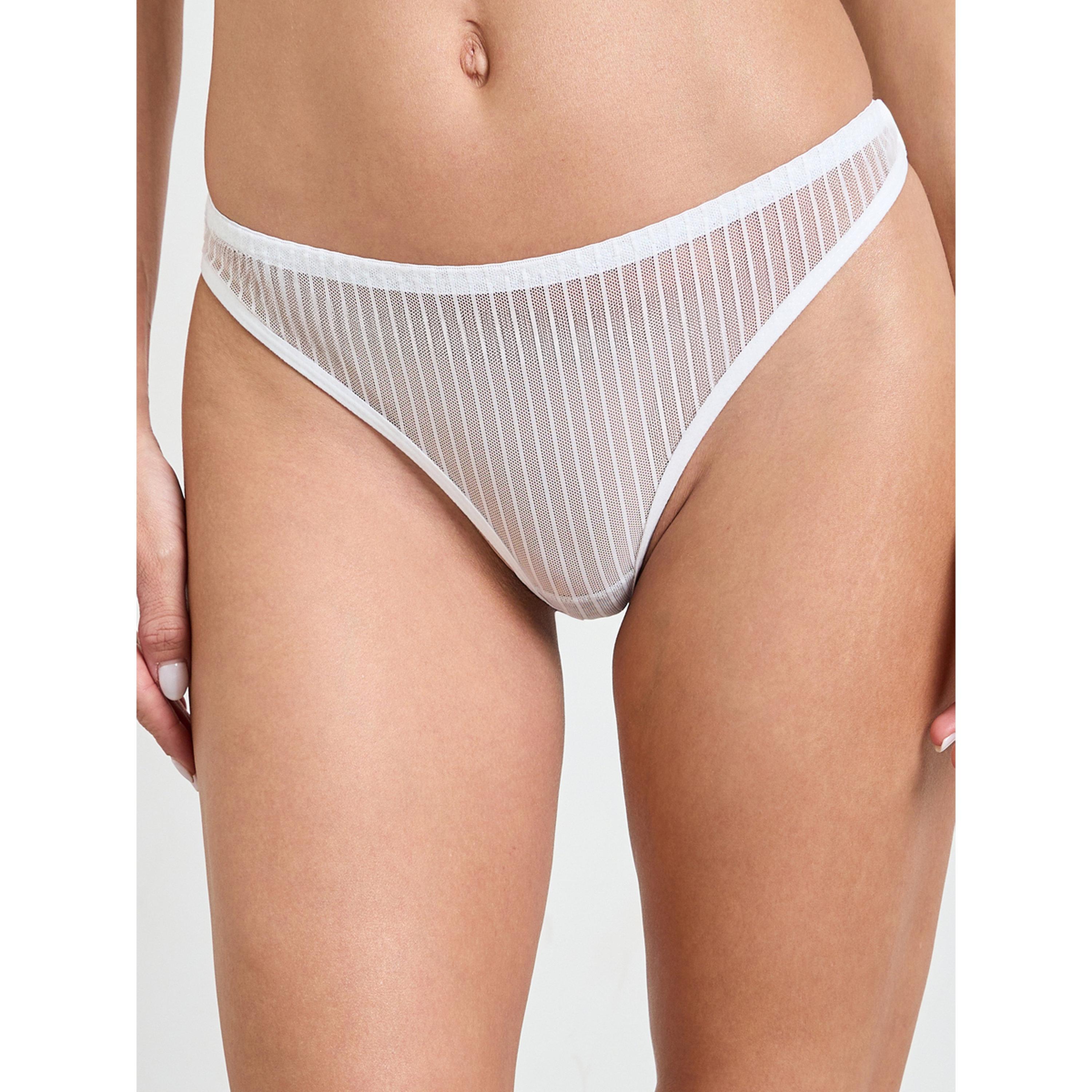 Take Two White Non Padded Sheer Bra and Brief Set-women-clothing-lingerie-lingeriesets-image-4