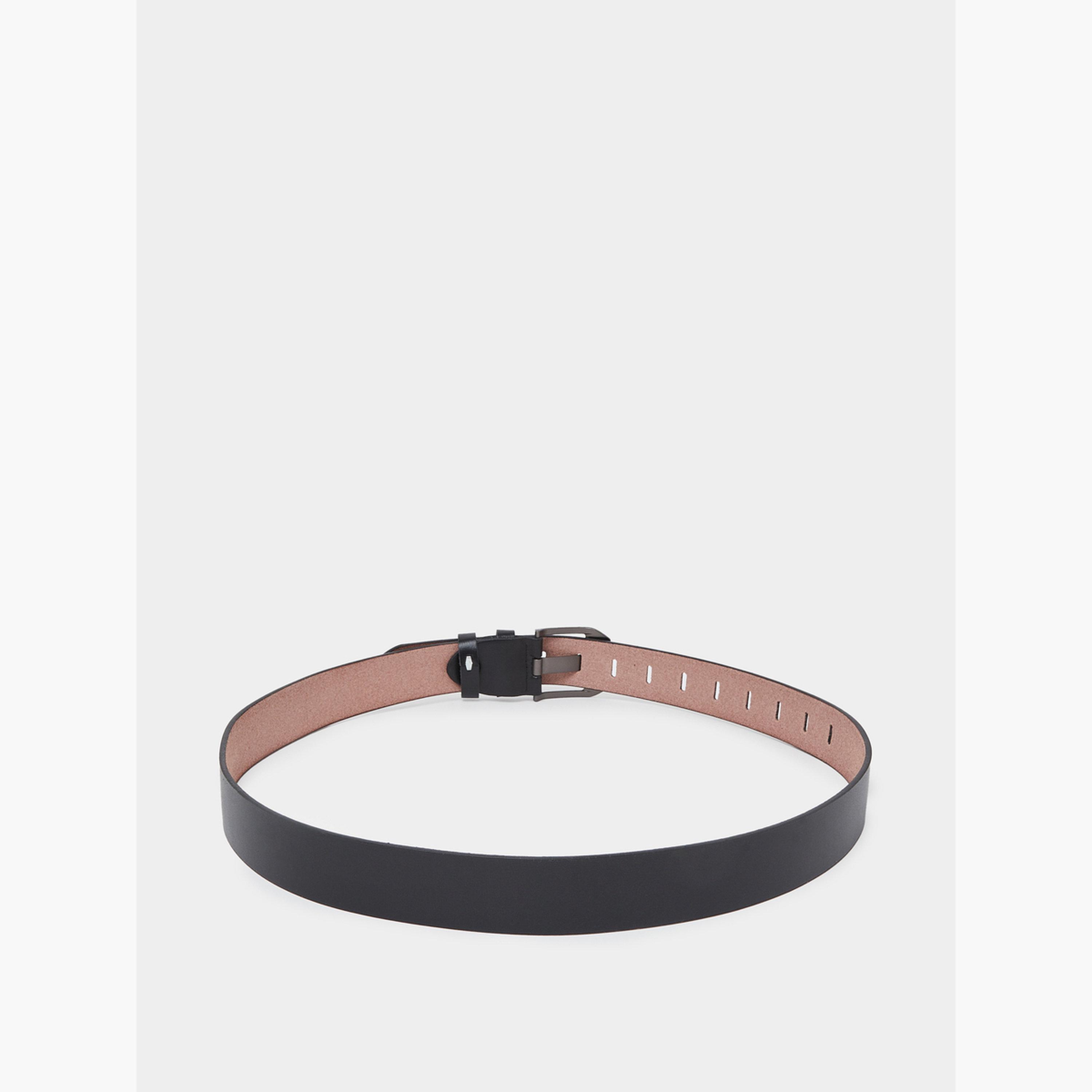 Styli Men Black Jeep Metal Buckle Belt-men-beltsandwallets-belts-image-3