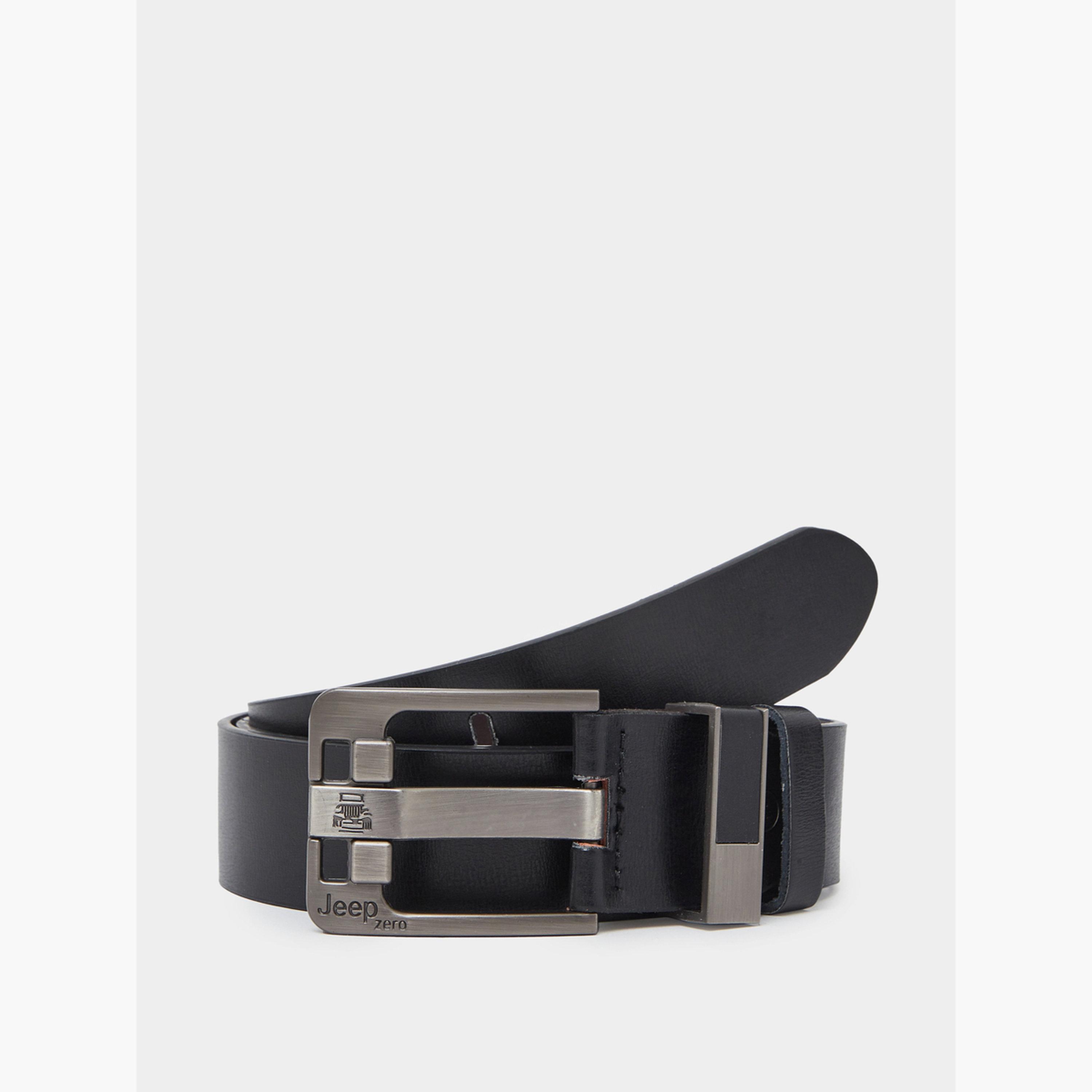 حزام كاجوال رجالي جيب بمشبك مربع-men-beltsandwallets-belts-image-1