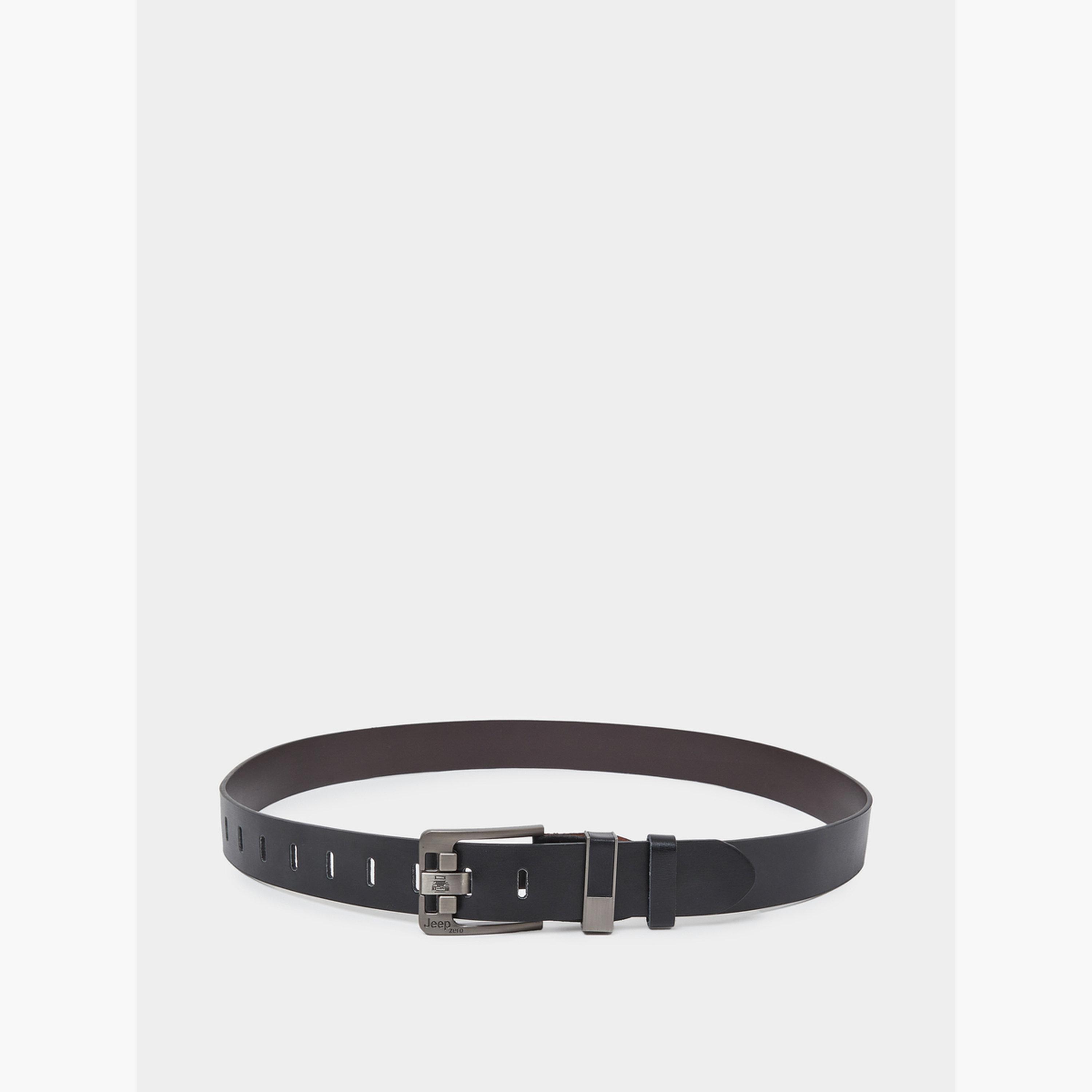 حزام كاجوال رجالي جيب بمشبك مربع-men-beltsandwallets-belts-image-2