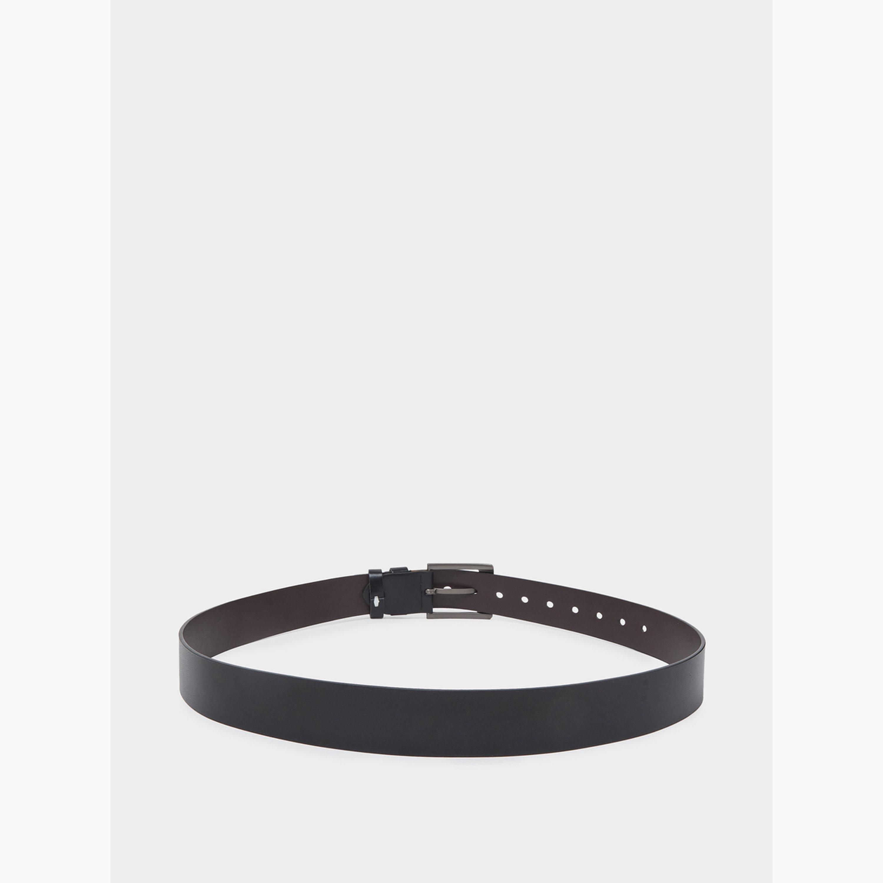 Styli Men Black Jeep Square Buckle Belt-men-beltsandwallets-belts-image-3