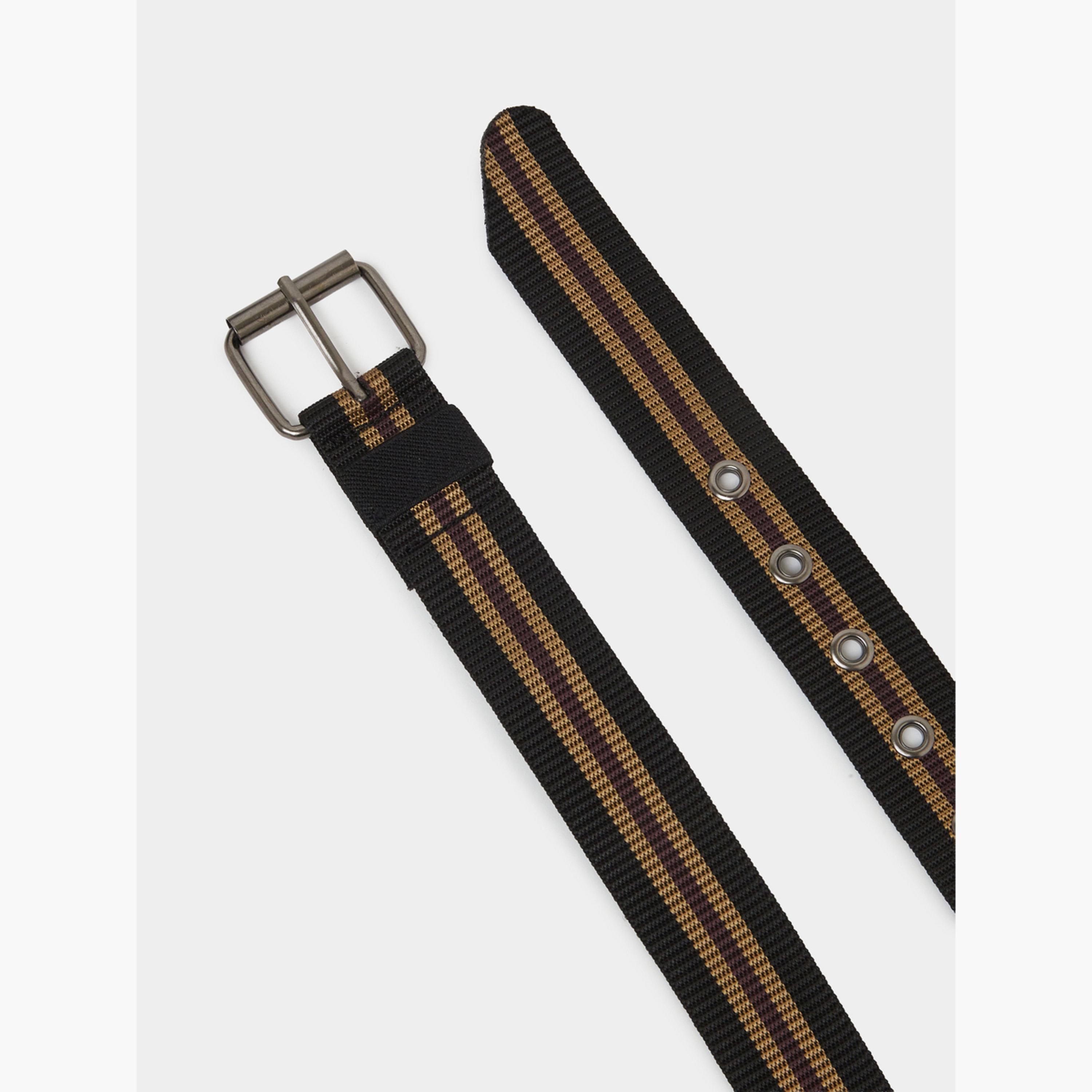 حزام رجالي بمشبك دبوس وبنمط مخطط-men-beltsandwallets-belts-image-2