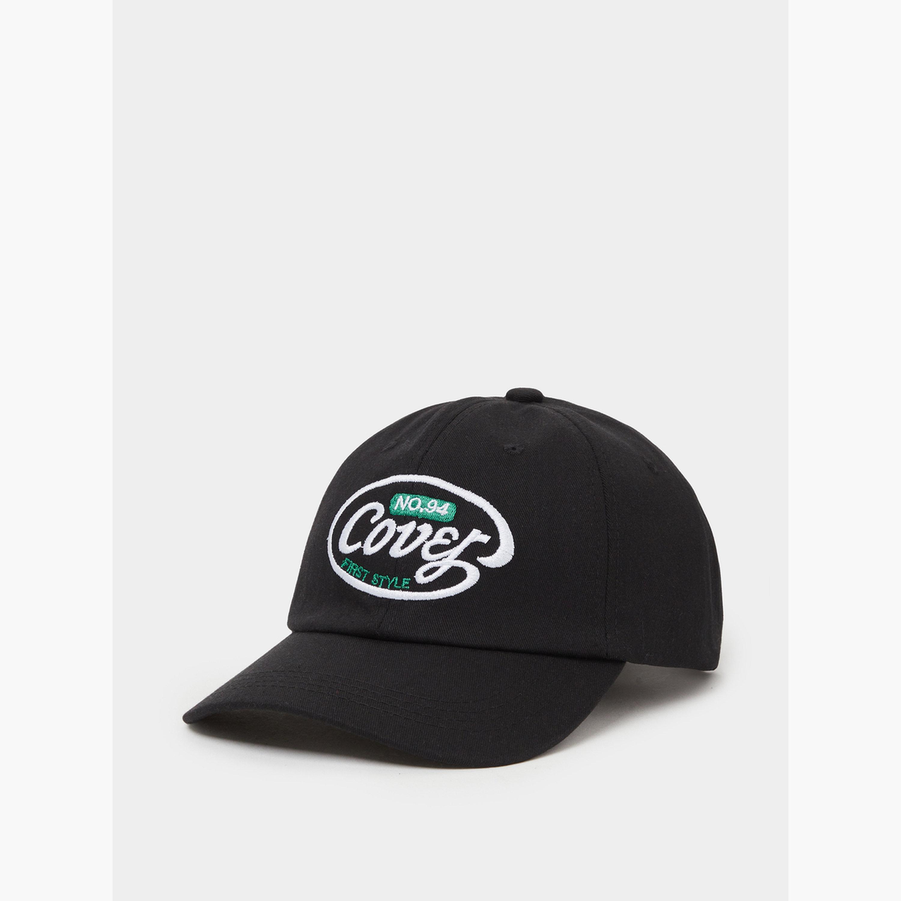 ستايلي - قبعة بيسبول سوداء مطرزة-men-caps-image-1